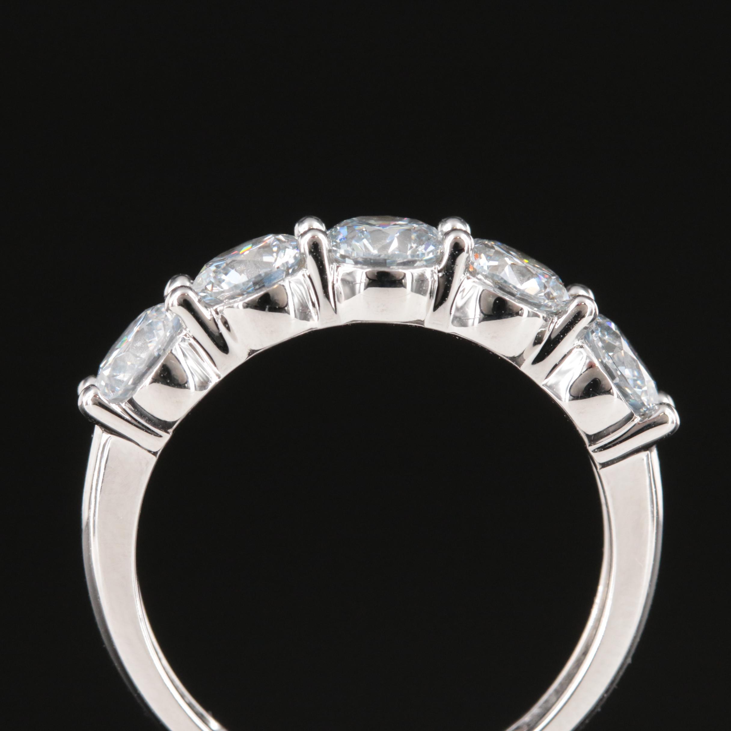 14K 2.00 CTW Lab Grown Diamond Five Stone Ring