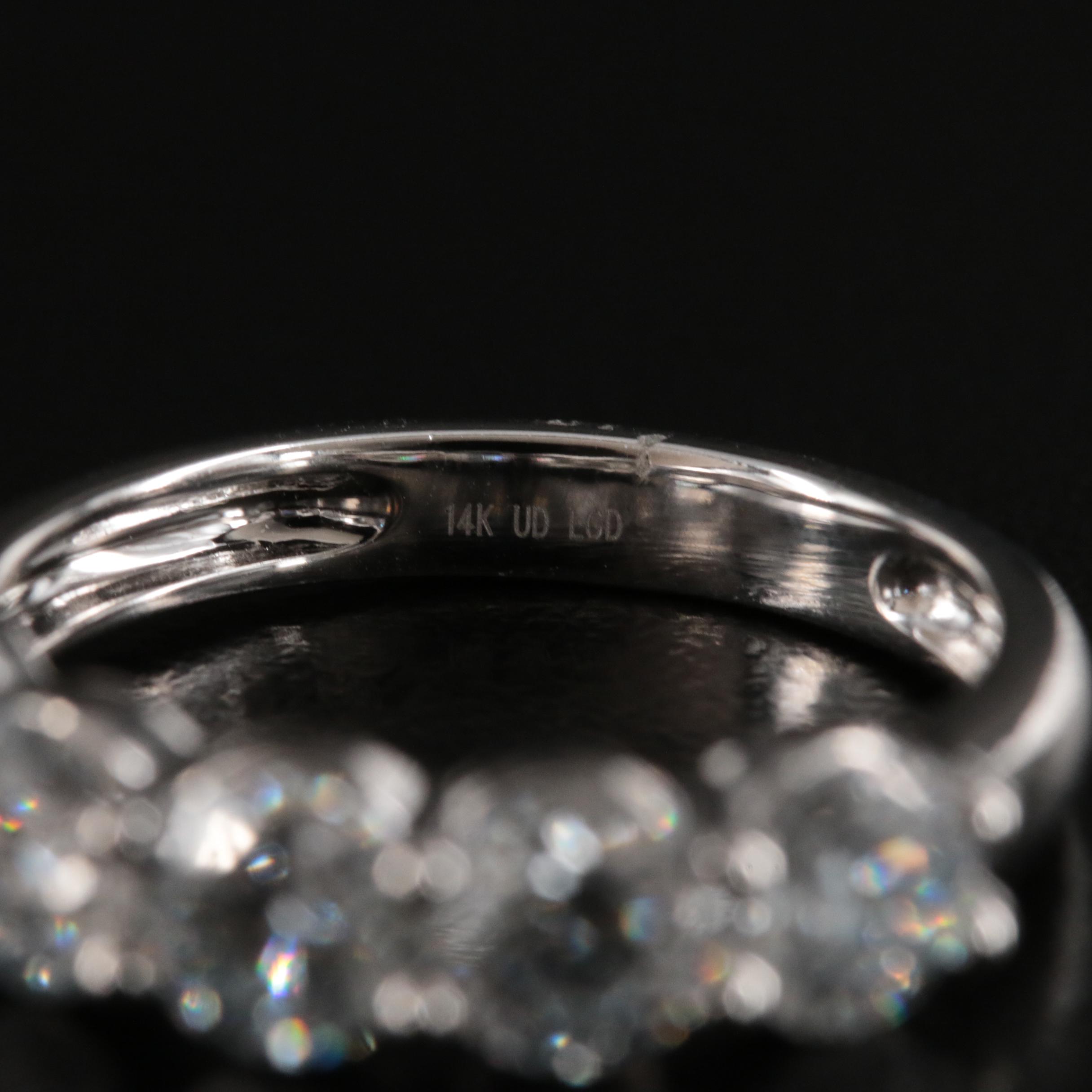 14K 2.00 CTW Lab Grown Diamond Five Stone Ring