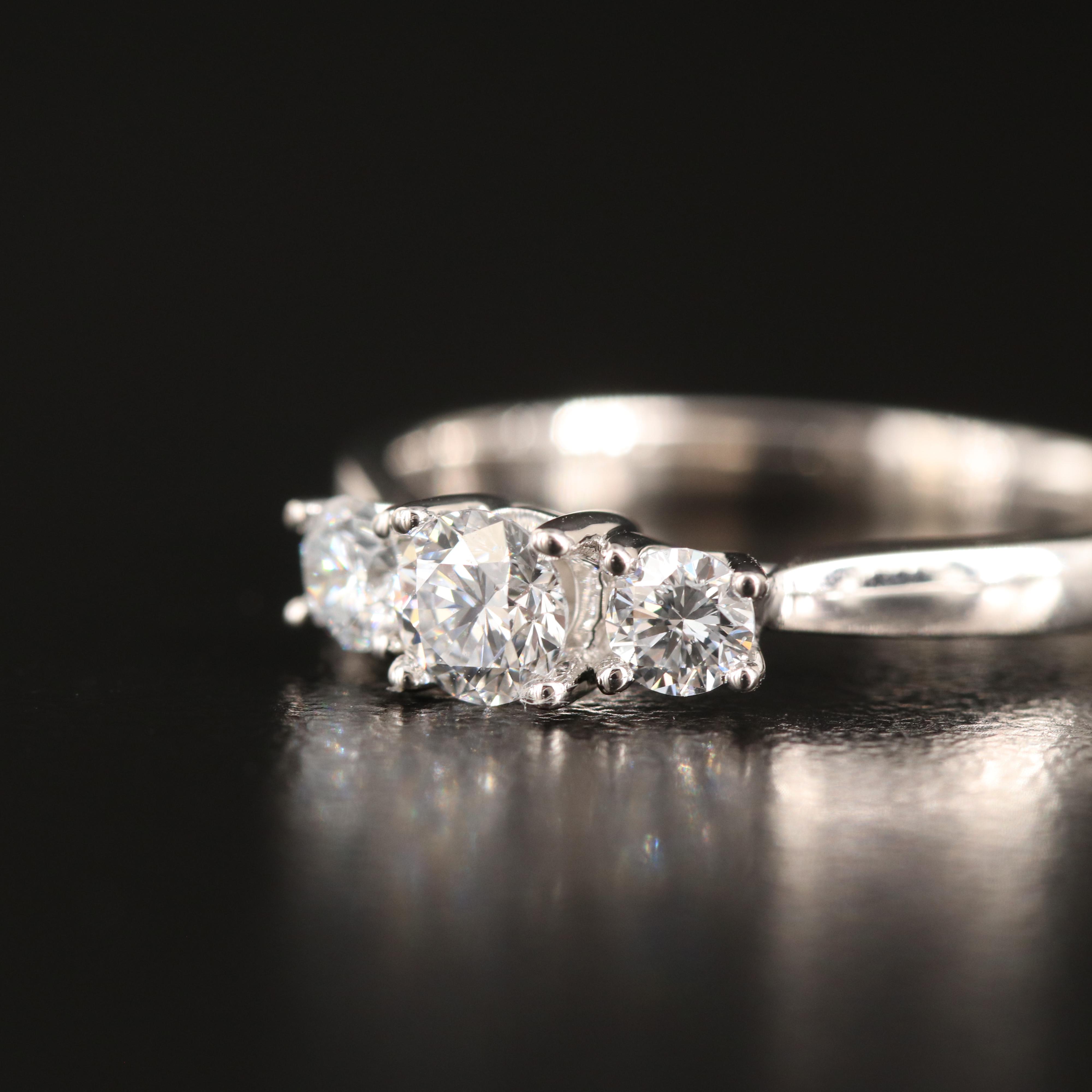 14K 0.50 CTW Lab Grown Diamond Ring with IGI Report