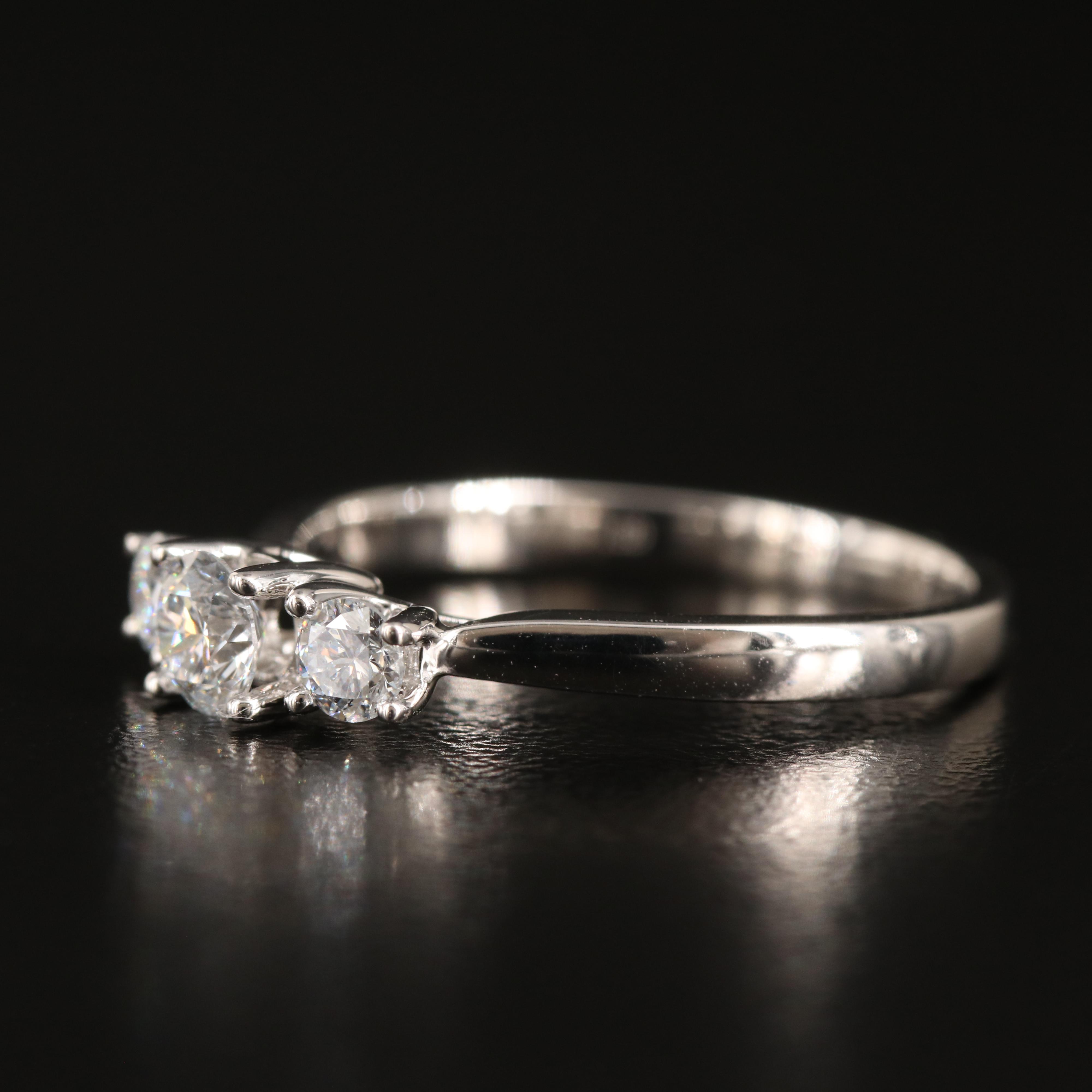 14K 0.50 CTW Lab Grown Diamond Ring with IGI Report