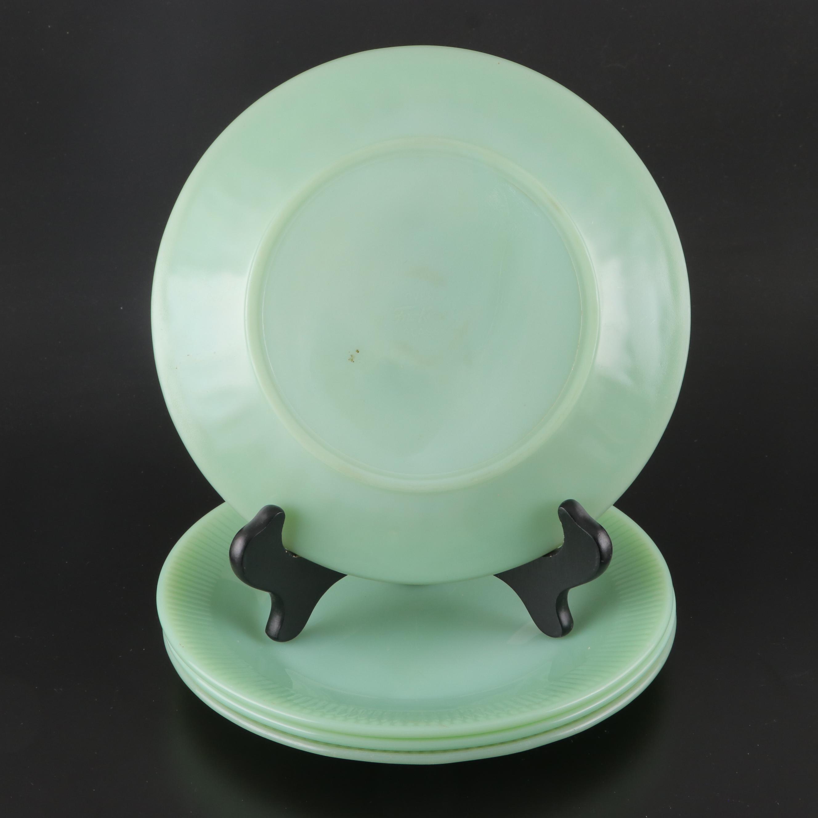 Fire-King Jadeite Oven Glass Dinnerware, Mid-20th Century