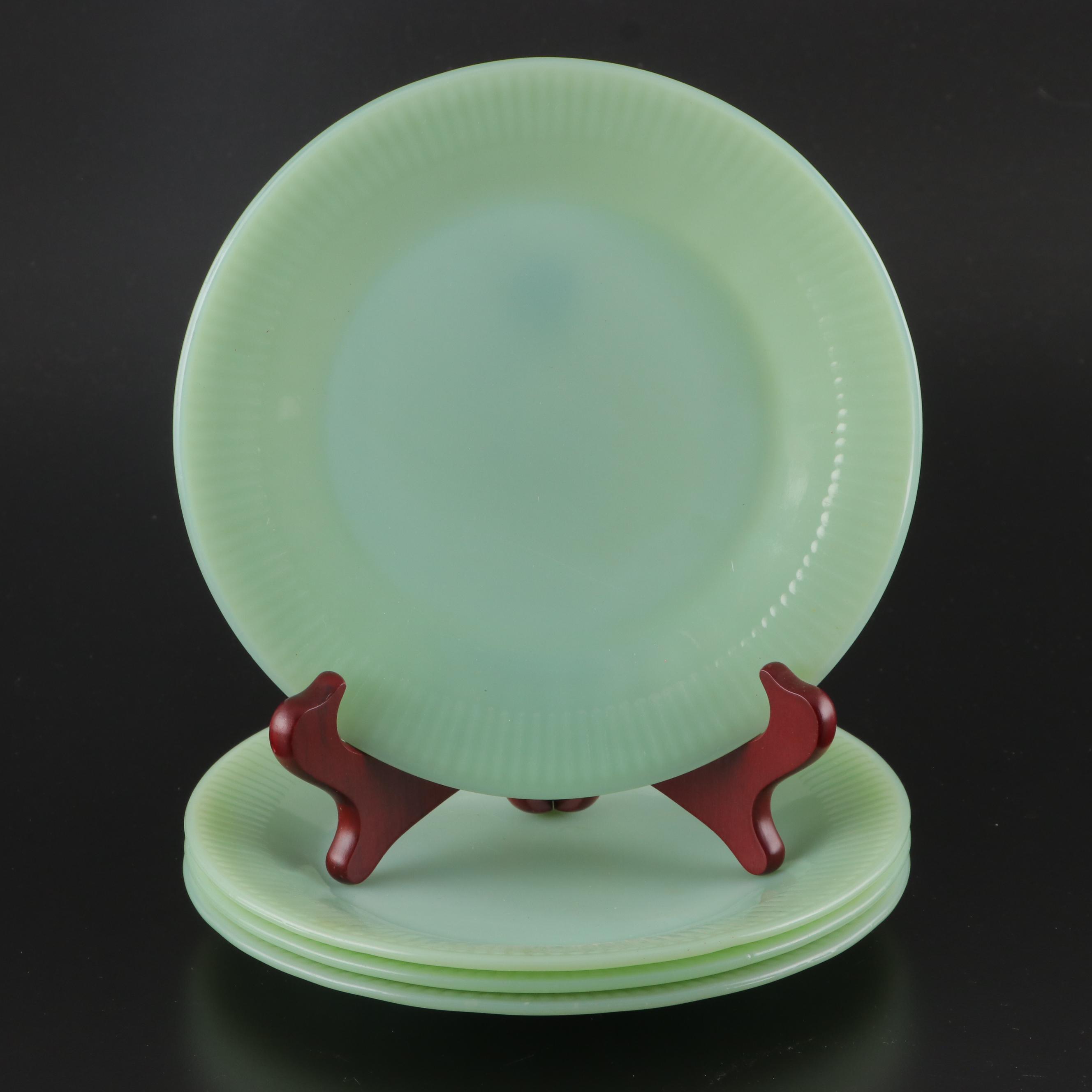 Fire-King Jadeite Oven Glass Dinnerware, Mid-20th Century