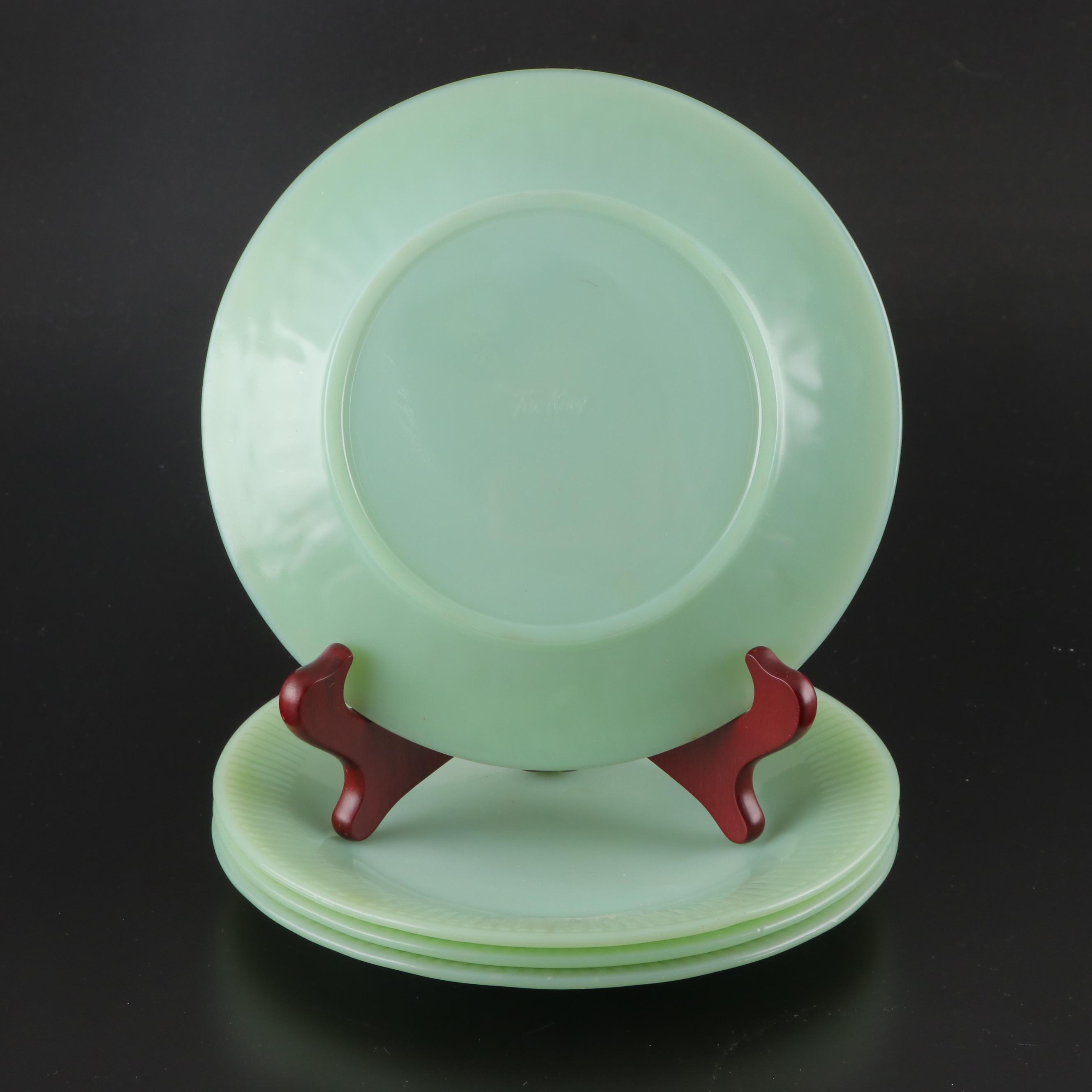 Fire-King Jadeite Oven Glass Dinnerware, Mid-20th Century