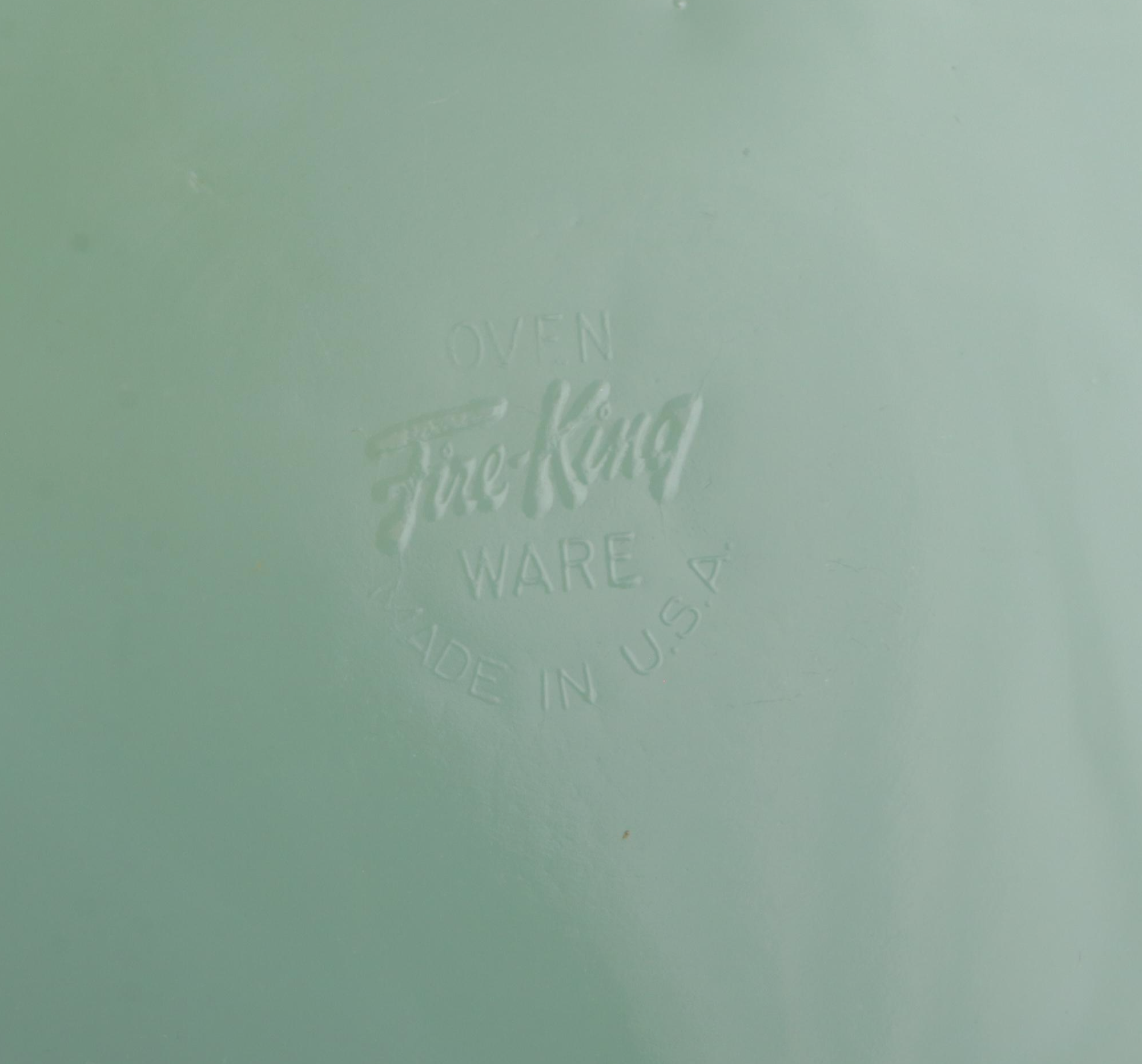 Fire-King Jadeite Oven Glass Dinnerware, Mid-20th Century