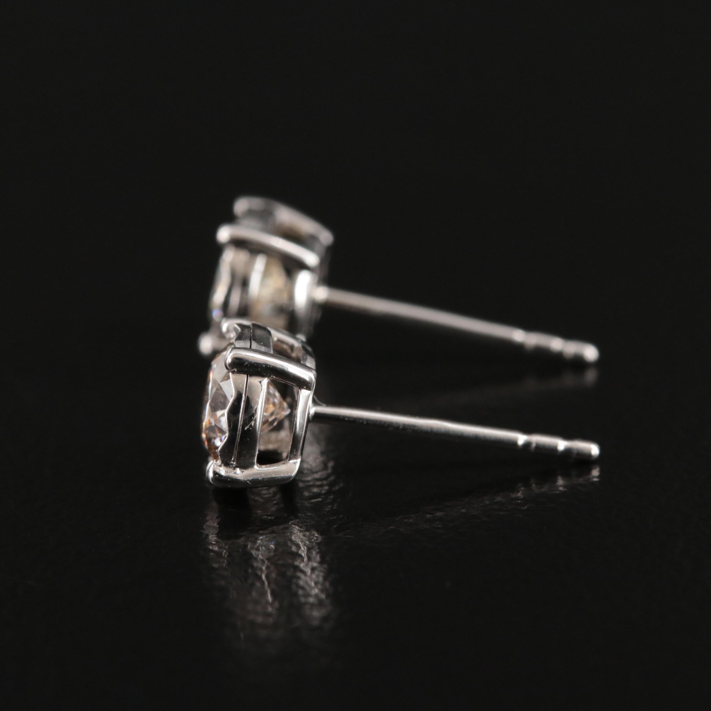 14K 0.78 CTW Lab Grown Diamond Stud Earrings