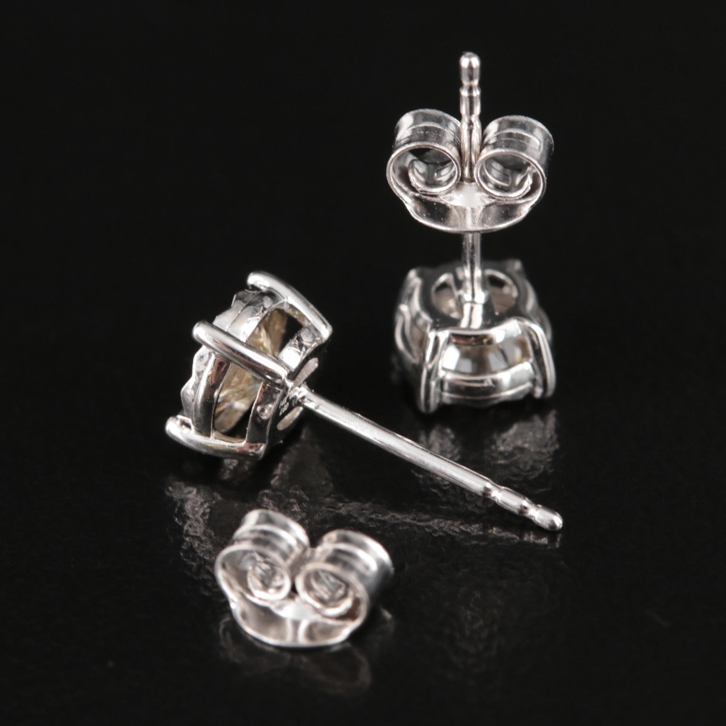 14K 0.78 CTW Lab Grown Diamond Stud Earrings