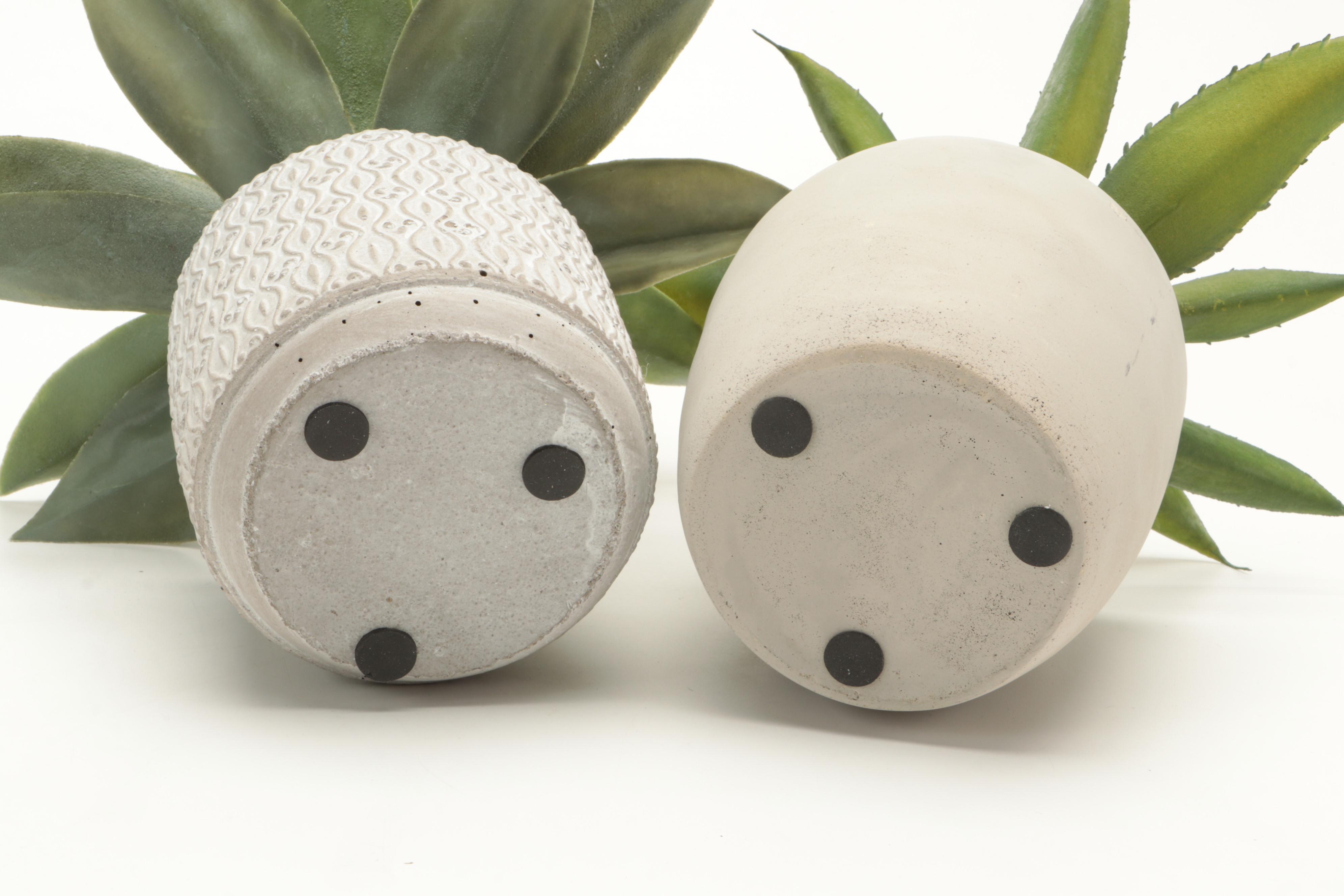 Threshold and Other Potted Faux Succulent Plants