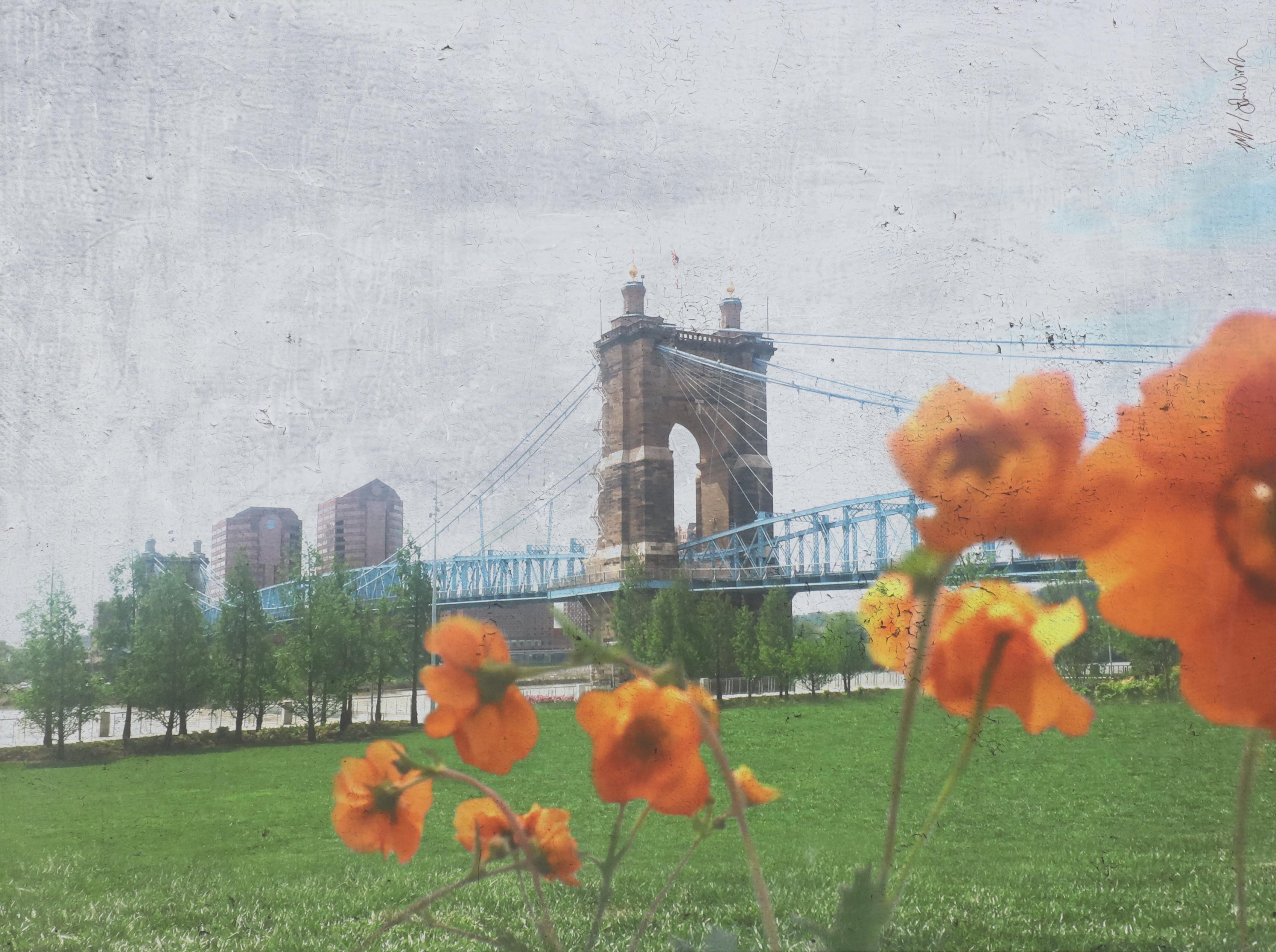 Giclée of Landscape With Roebling Bridge, 2017