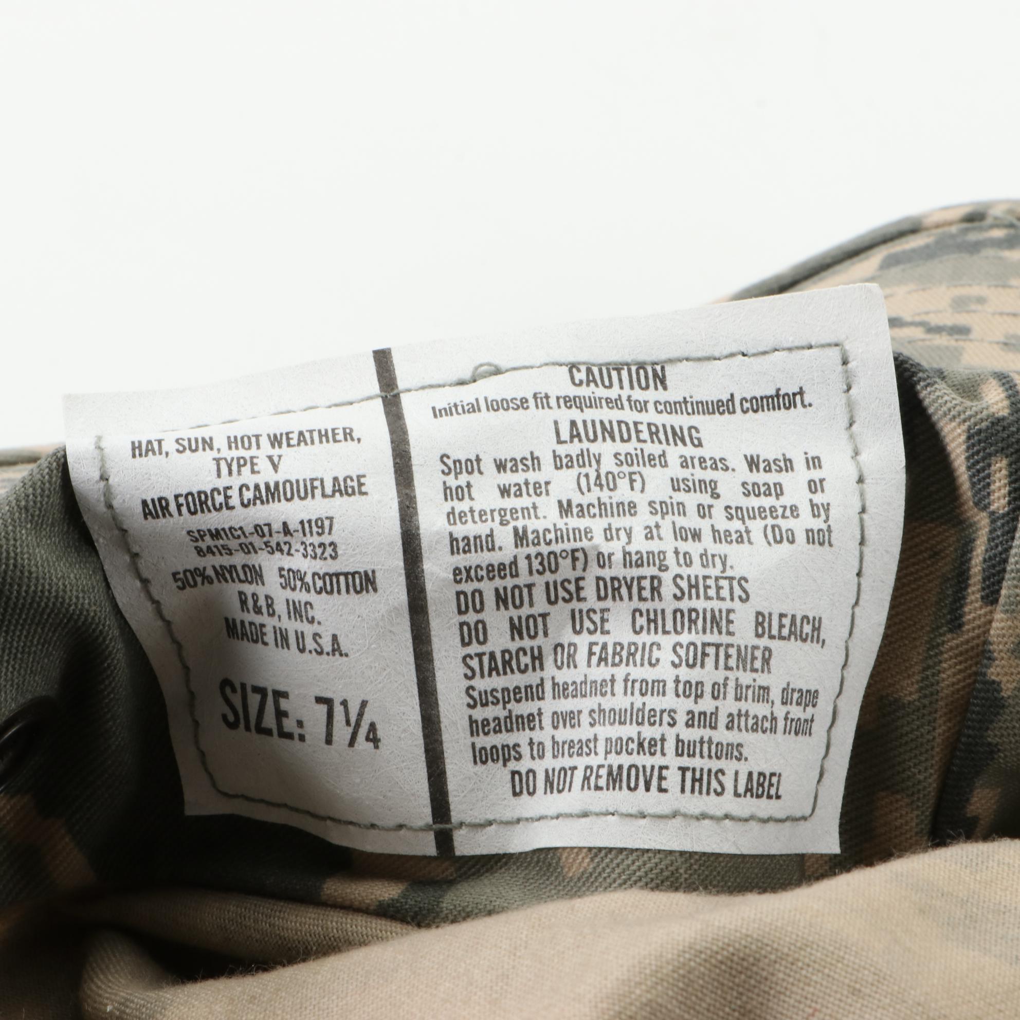 Bernard United States Air Force Service Cap, Navy Cap, Belt Buckle, and Sun Hats