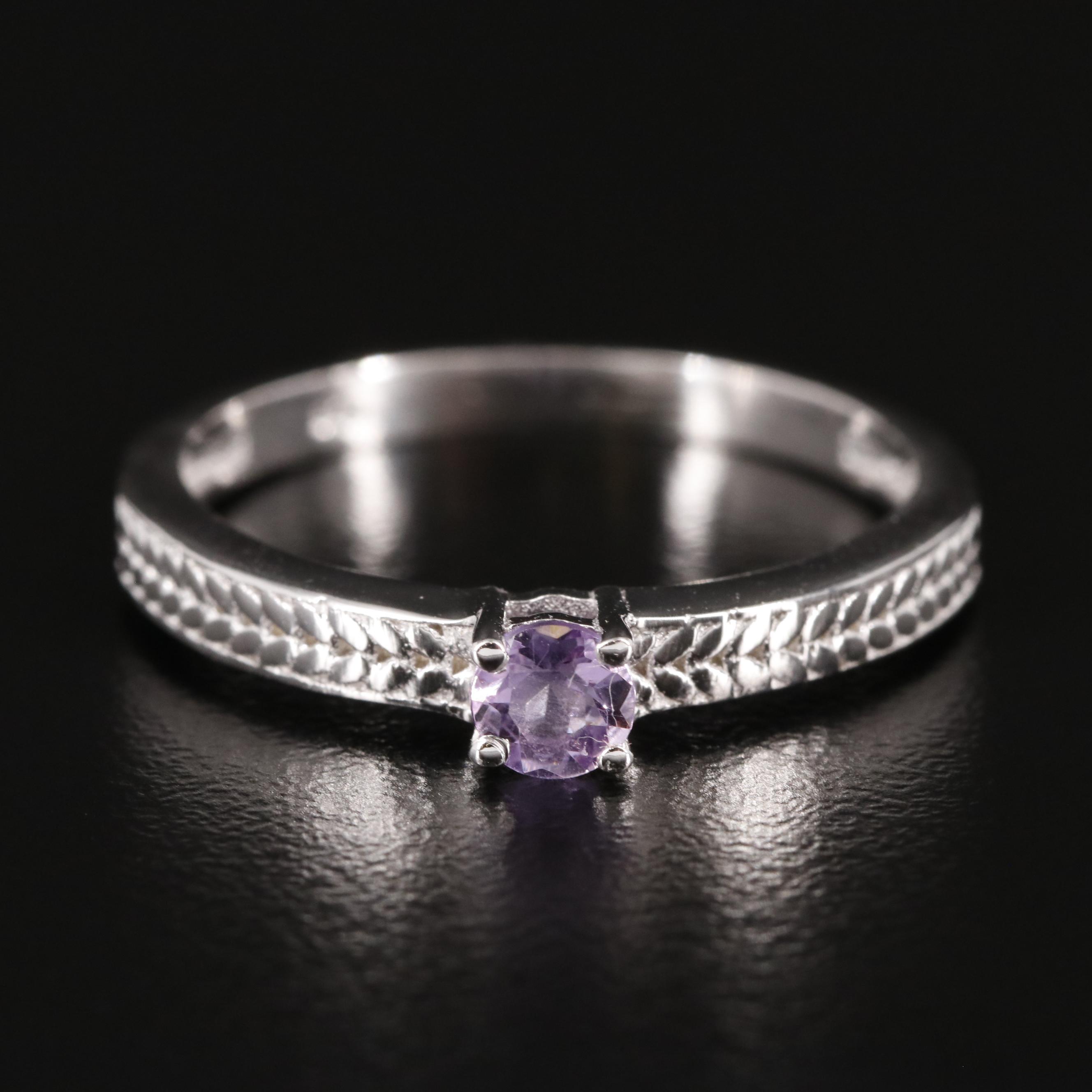 Sterling Amethyst Ring