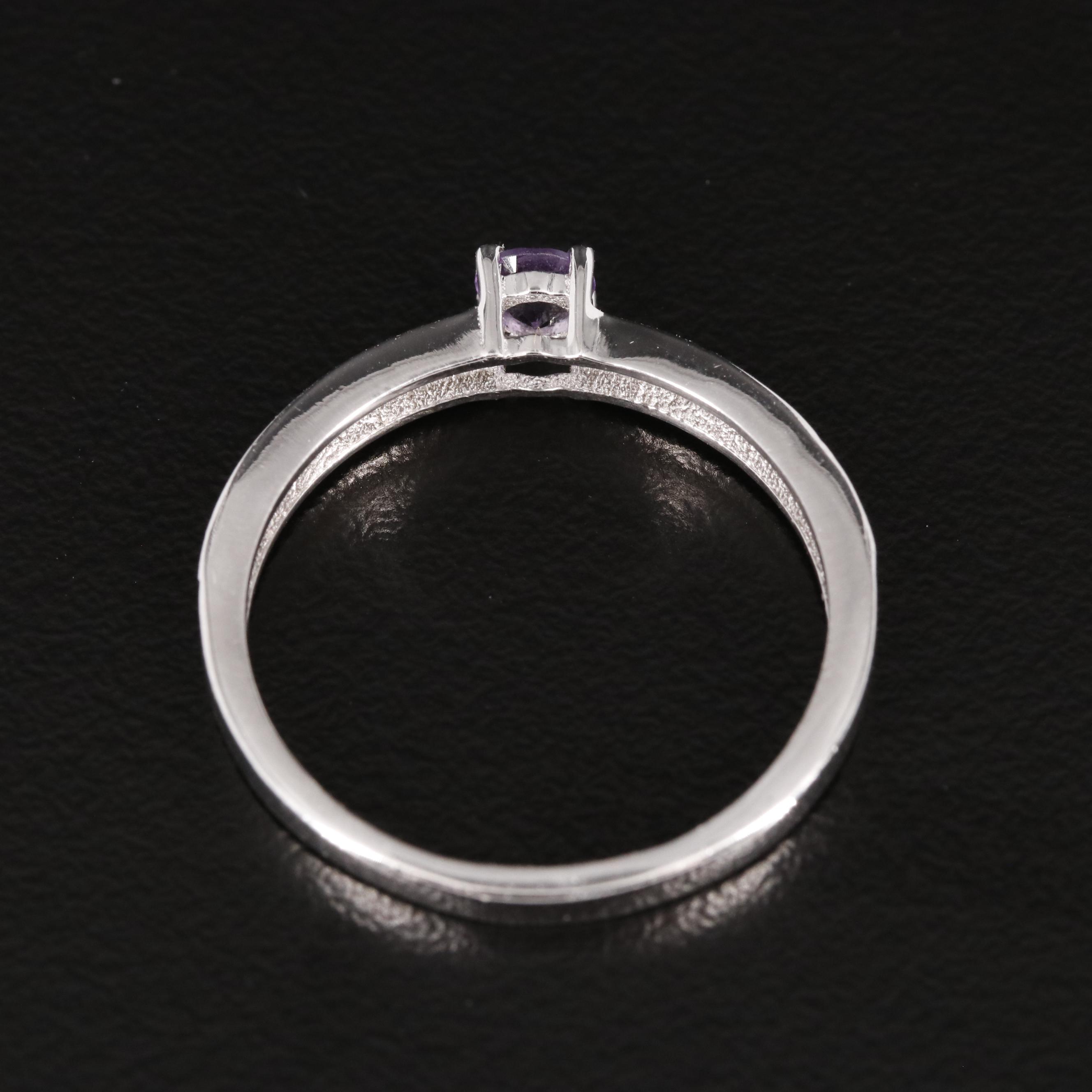Sterling Amethyst Ring
