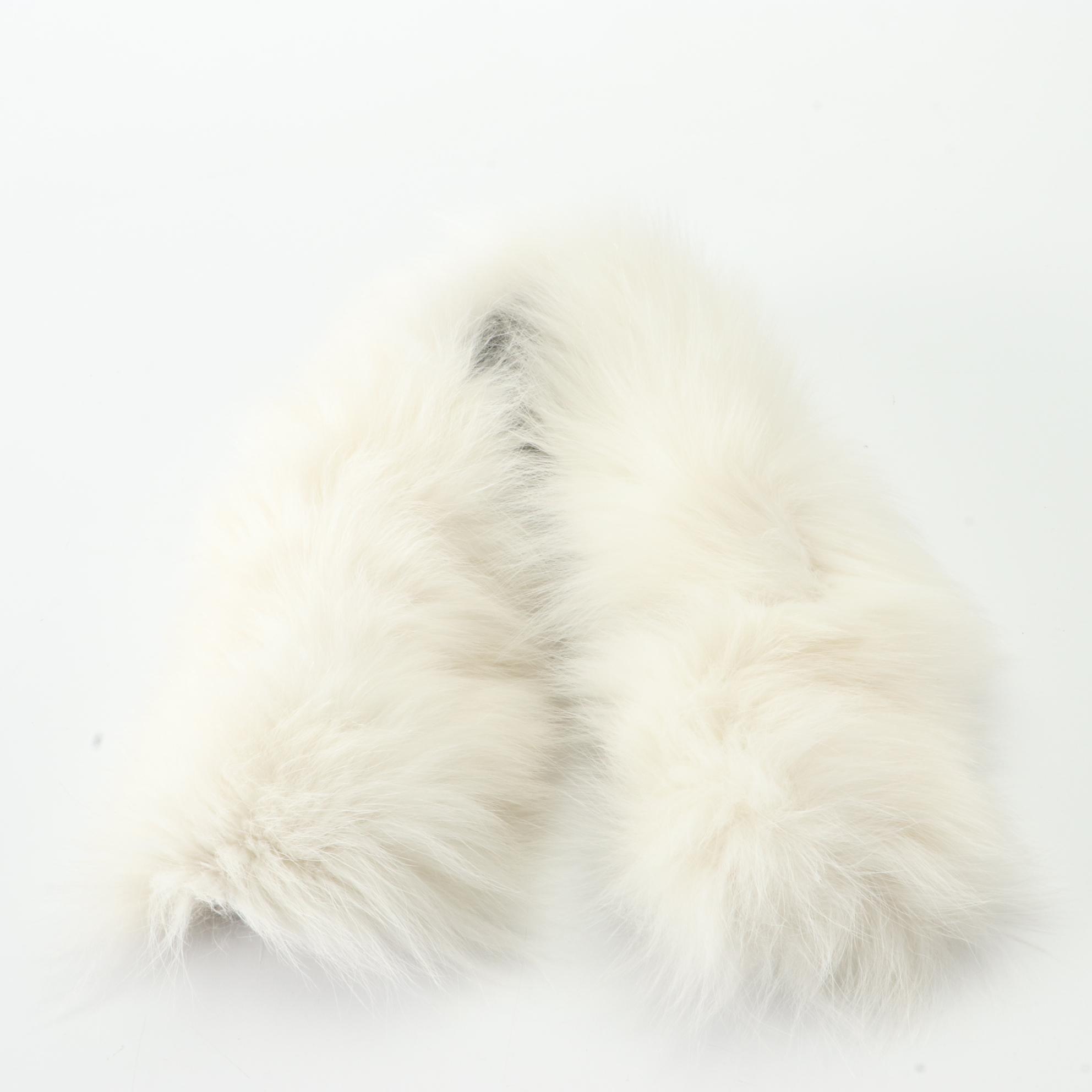 Michael Kates Sheared Beaver Fur Cap and Fox Fur Headband