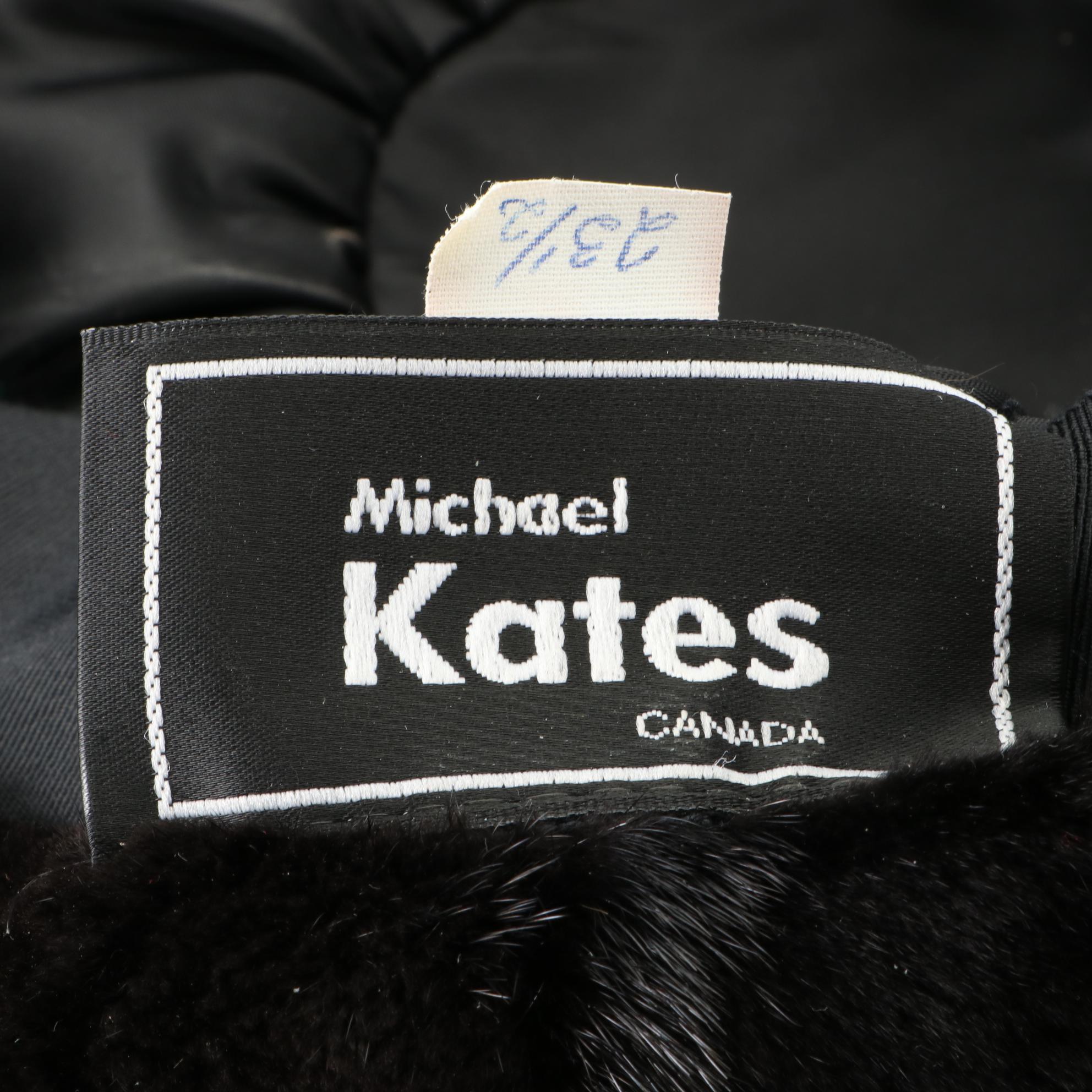 Michael Kates Sheared Beaver Fur Cap and Fox Fur Headband