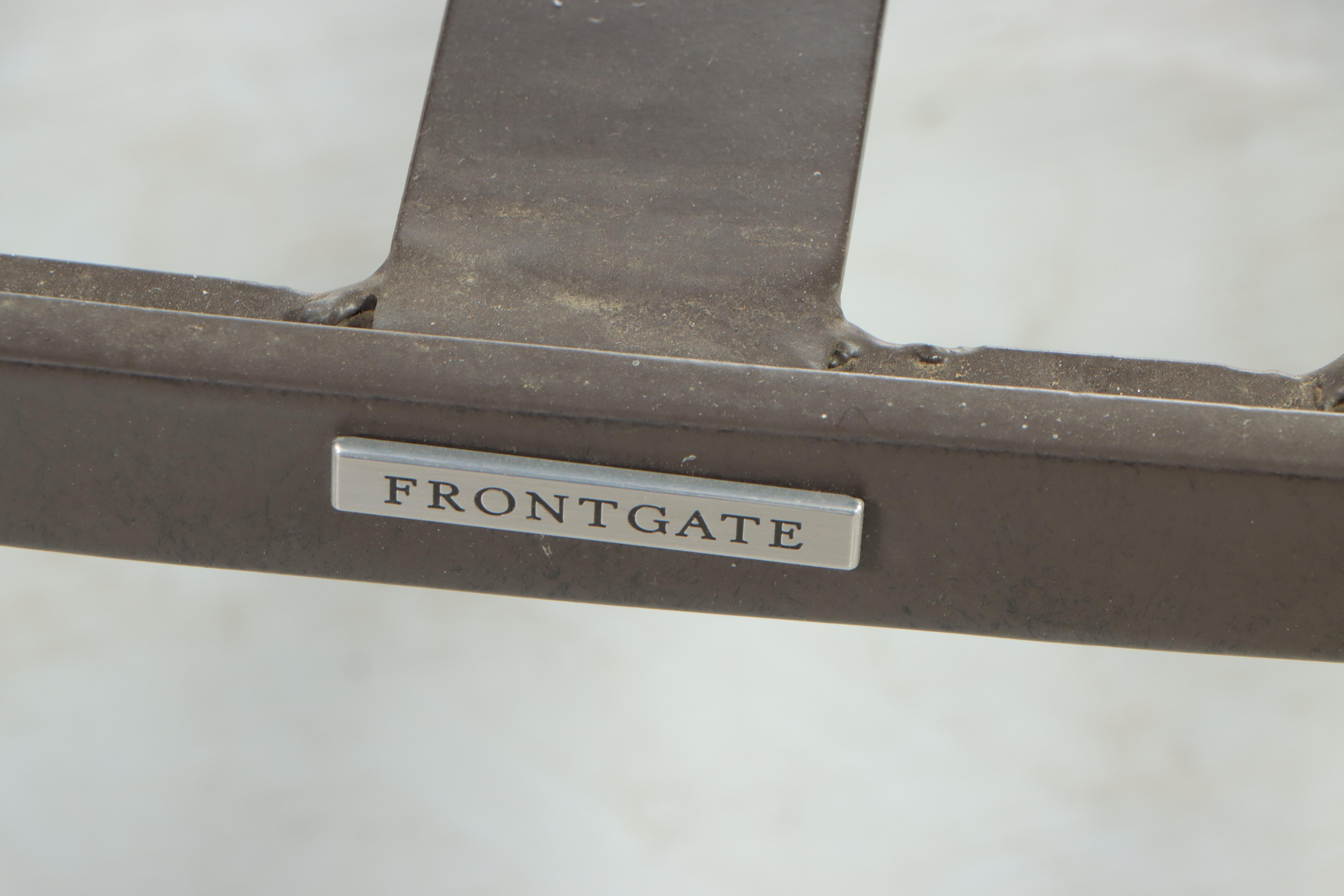 Pair of Frontgate Cast Aluminum Patio Lounge Chairs