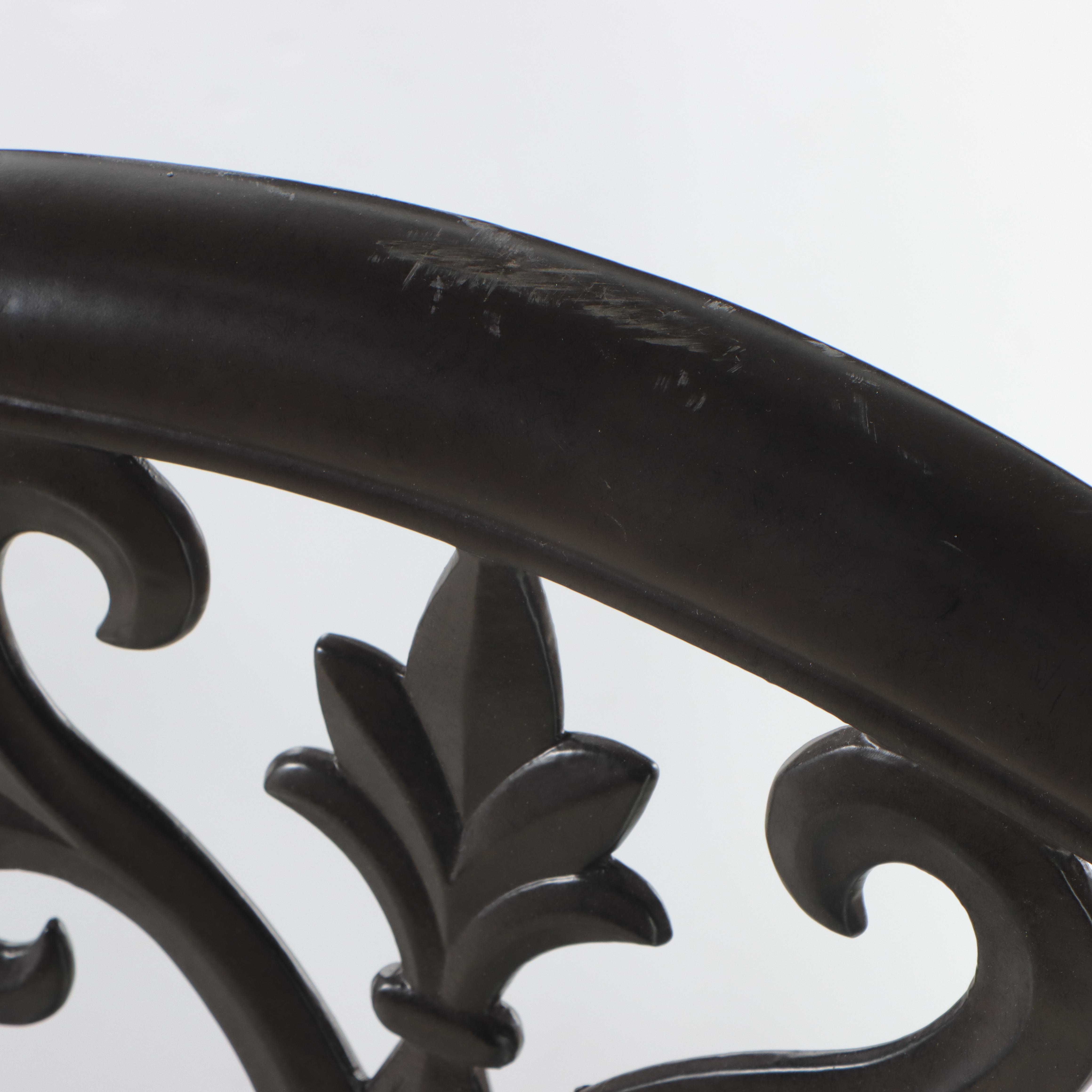 Pair of Frontgate Cast Aluminum Patio Lounge Chairs