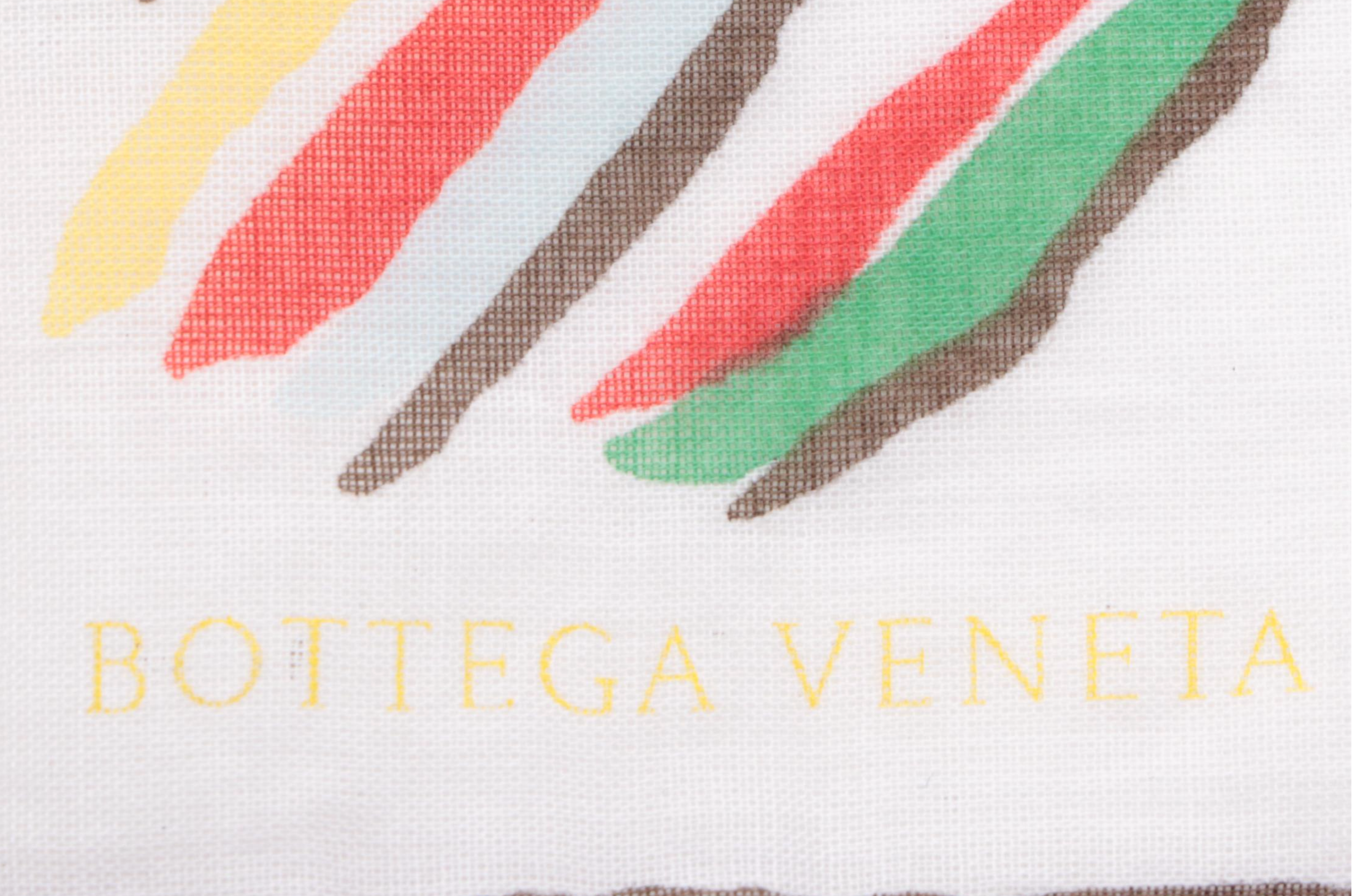 Bottega Veneta Pocket Square in Cotton