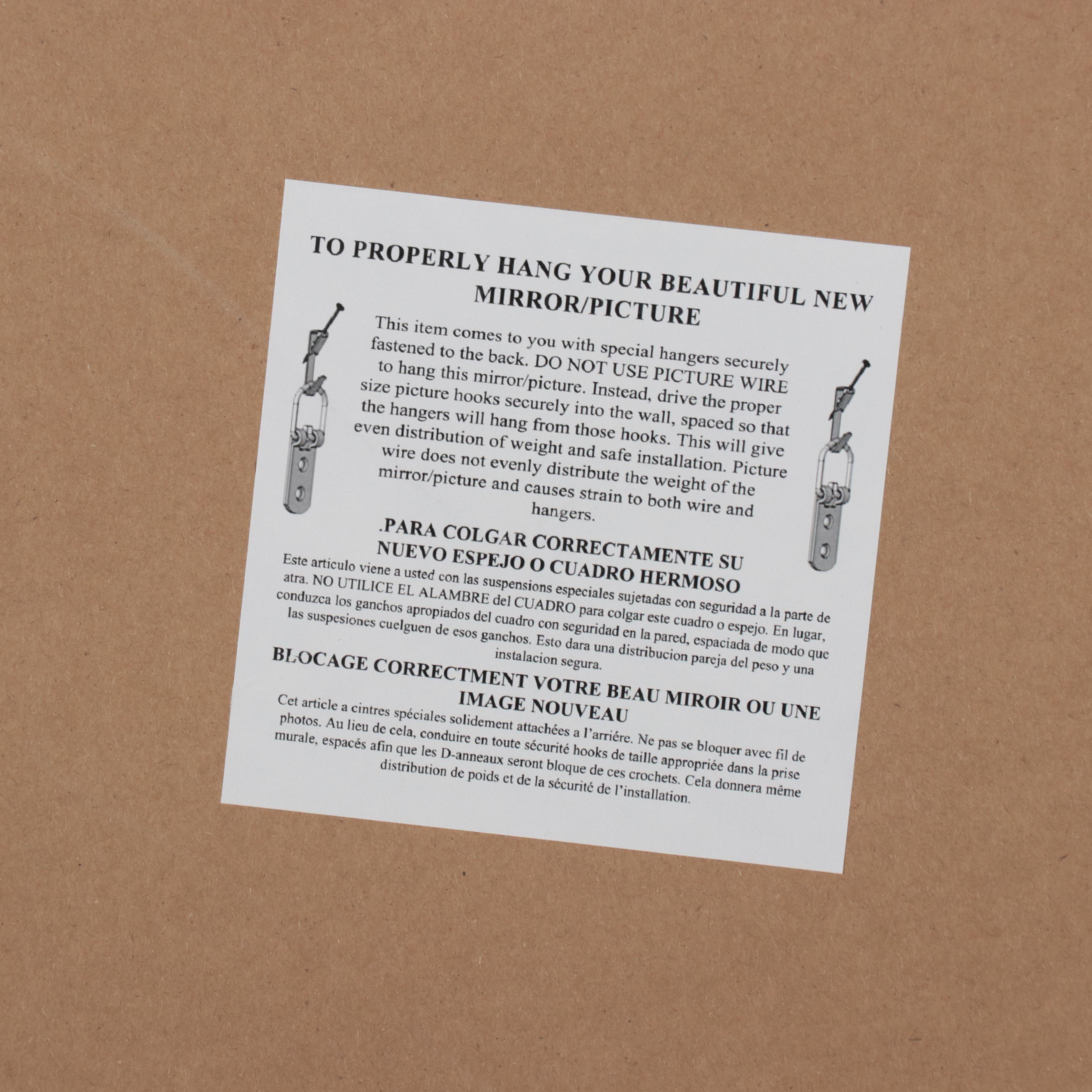 Giclée of Parked Bicycle With Basket of Flowers