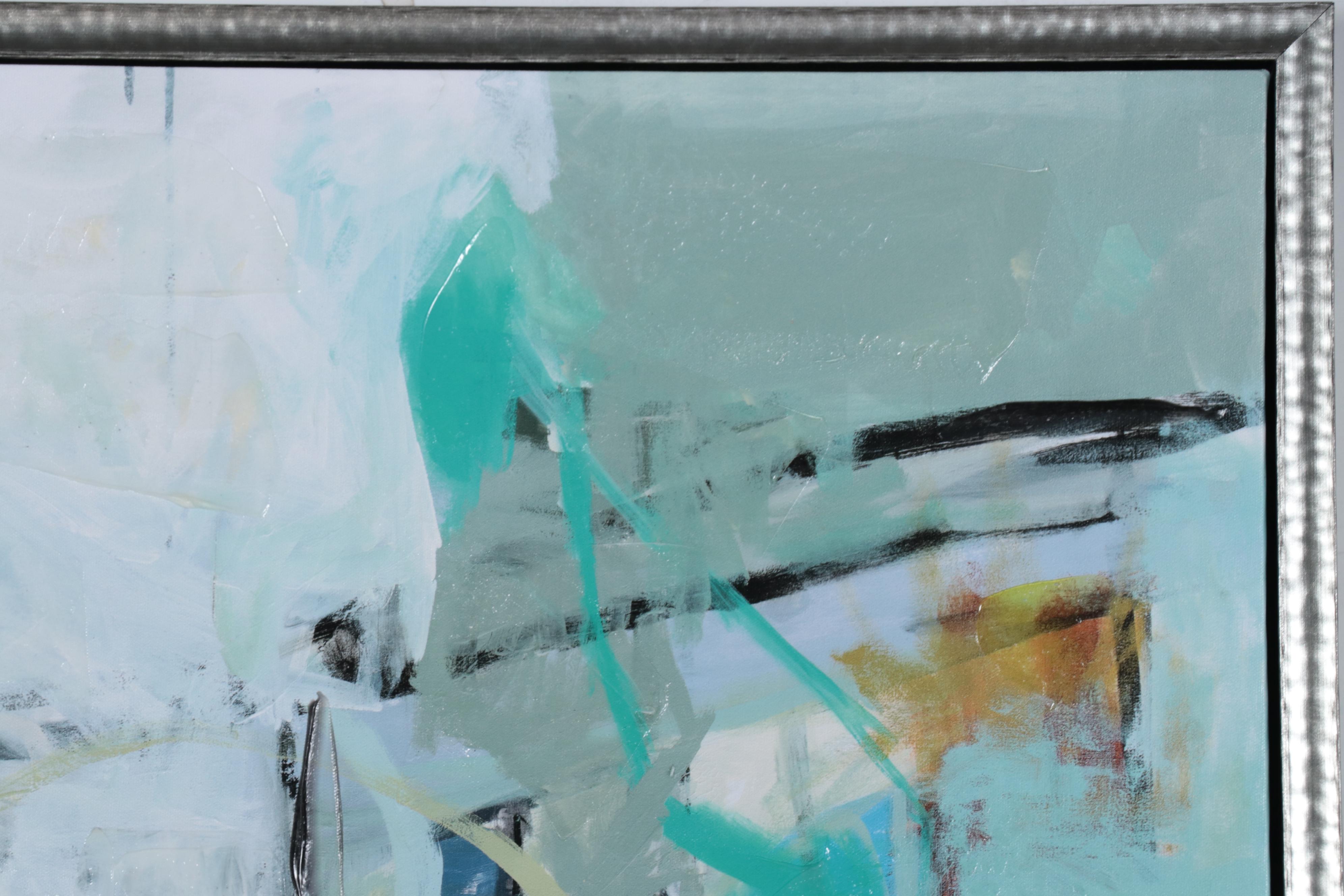 Abstract Embellished Giclée After C.J. Anderson "Skyline II"