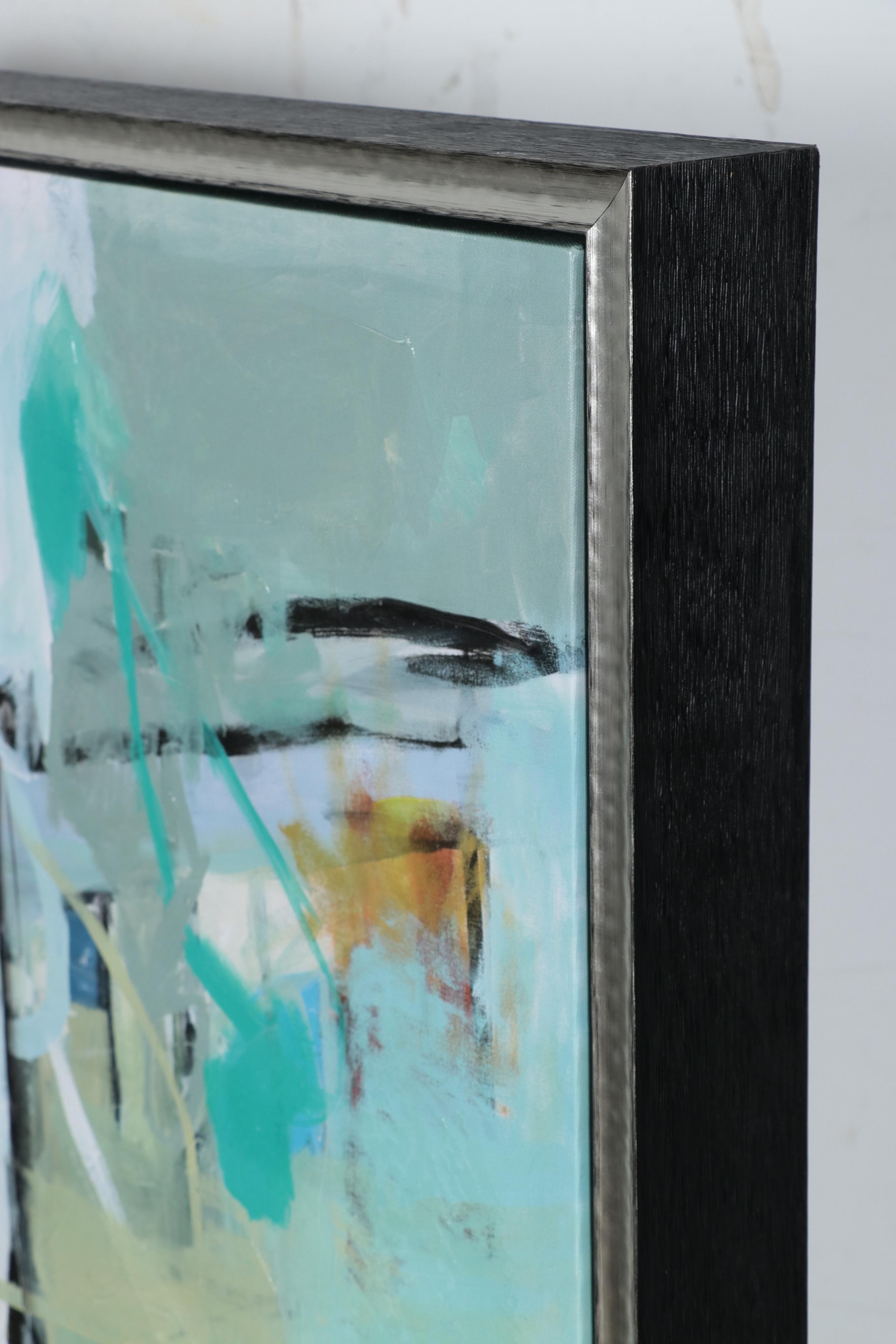 Abstract Embellished Giclée After C.J. Anderson "Skyline II"