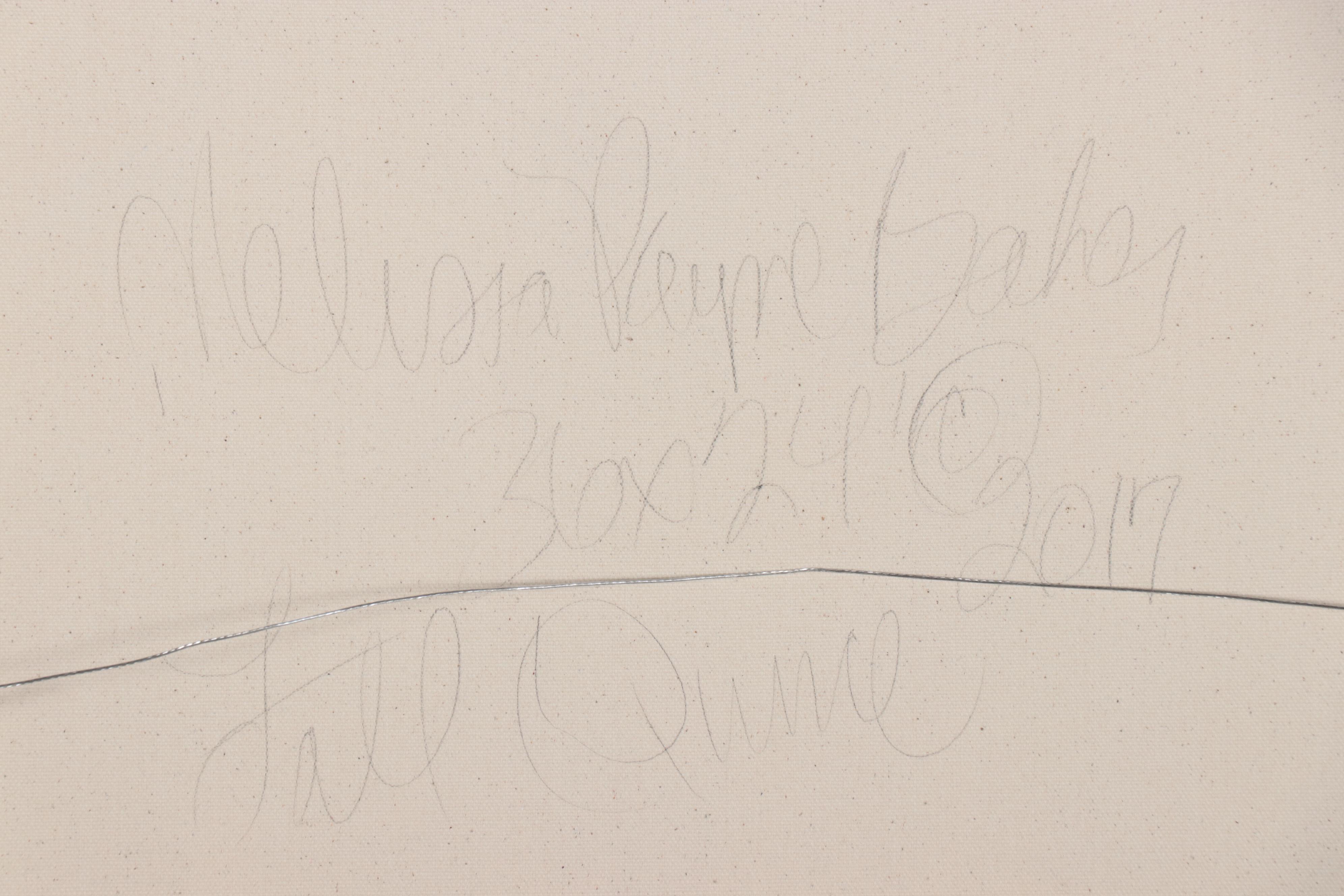 Melissa Payne Baker Floral Acrylic Painting "Fall Quince," 2017