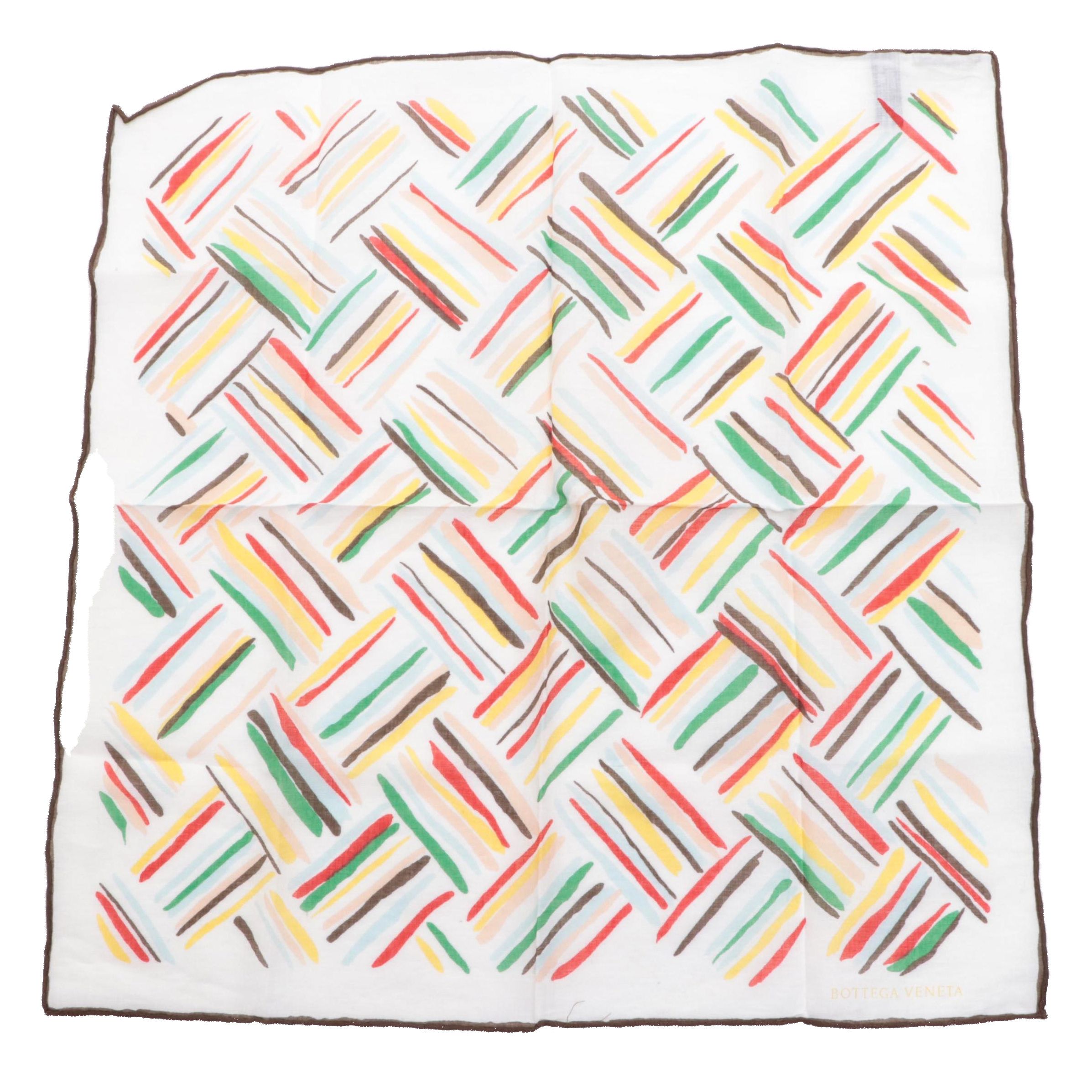 Bottega Veneta Pocket Square in Cotton