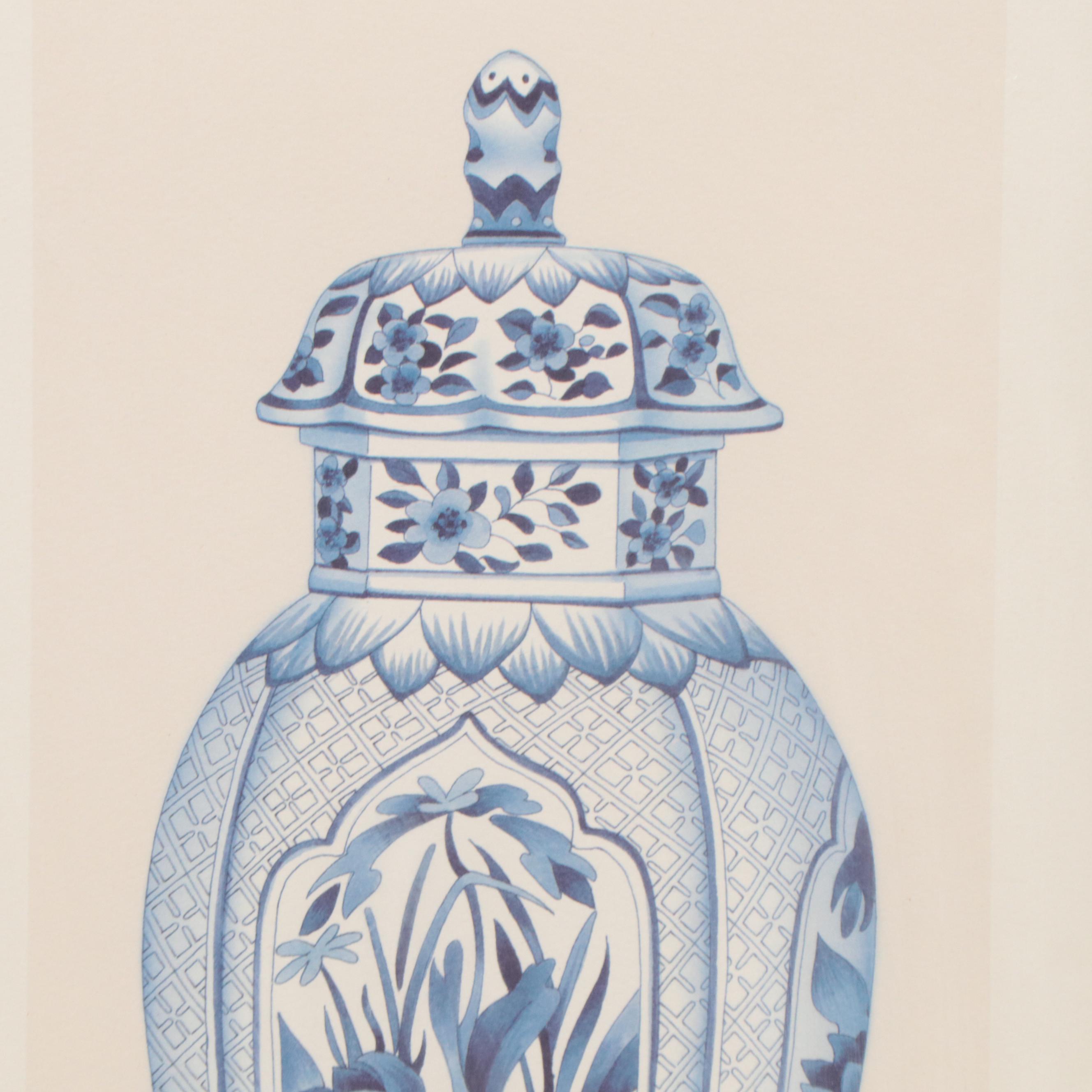 Offset Lithograph "China - Ming Dynasty XV Century," Late 20th Century