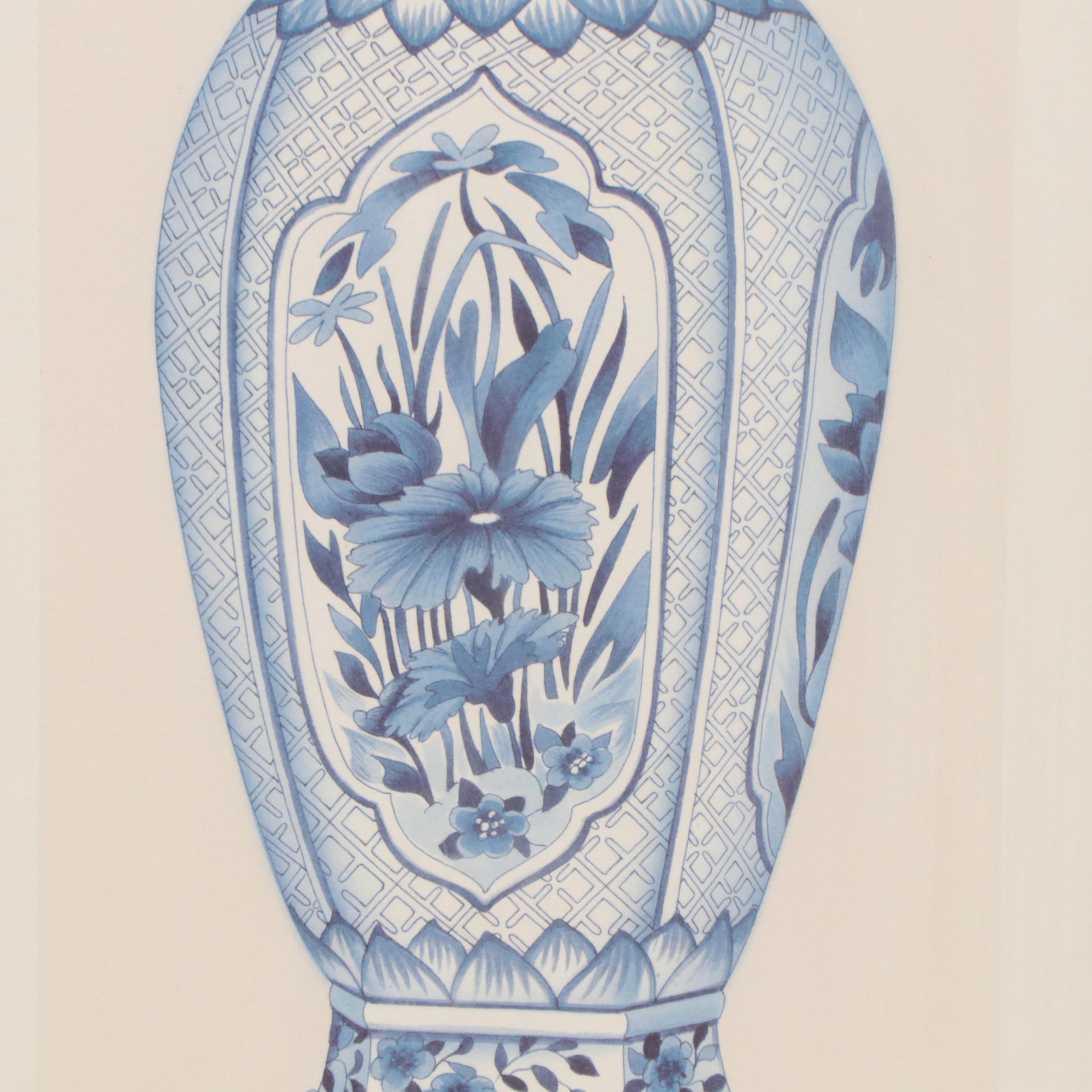 Offset Lithograph "China - Ming Dynasty XV Century," Late 20th Century