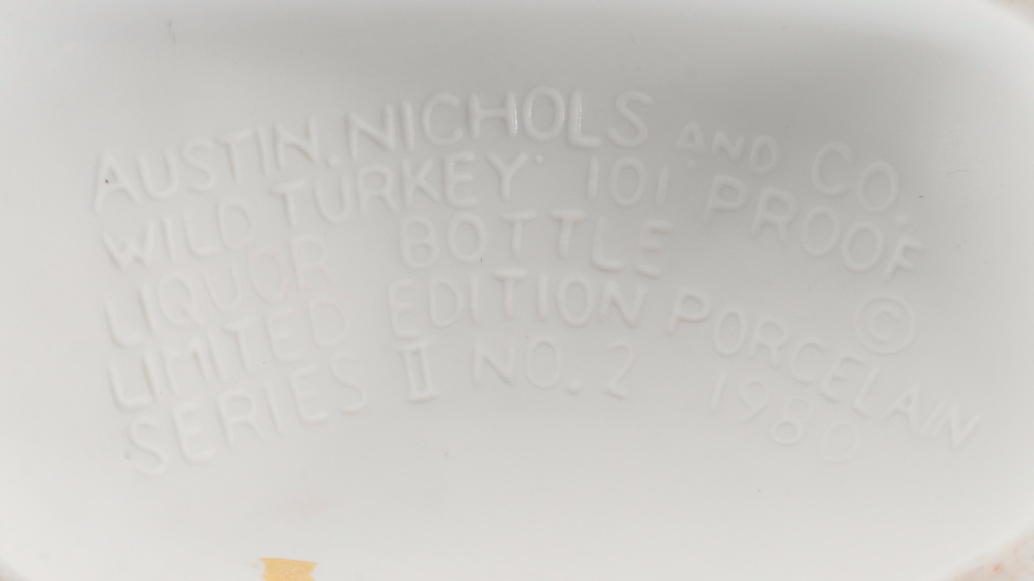 Austin Nichols and Co. Porcelain Wild Turkey Decanters