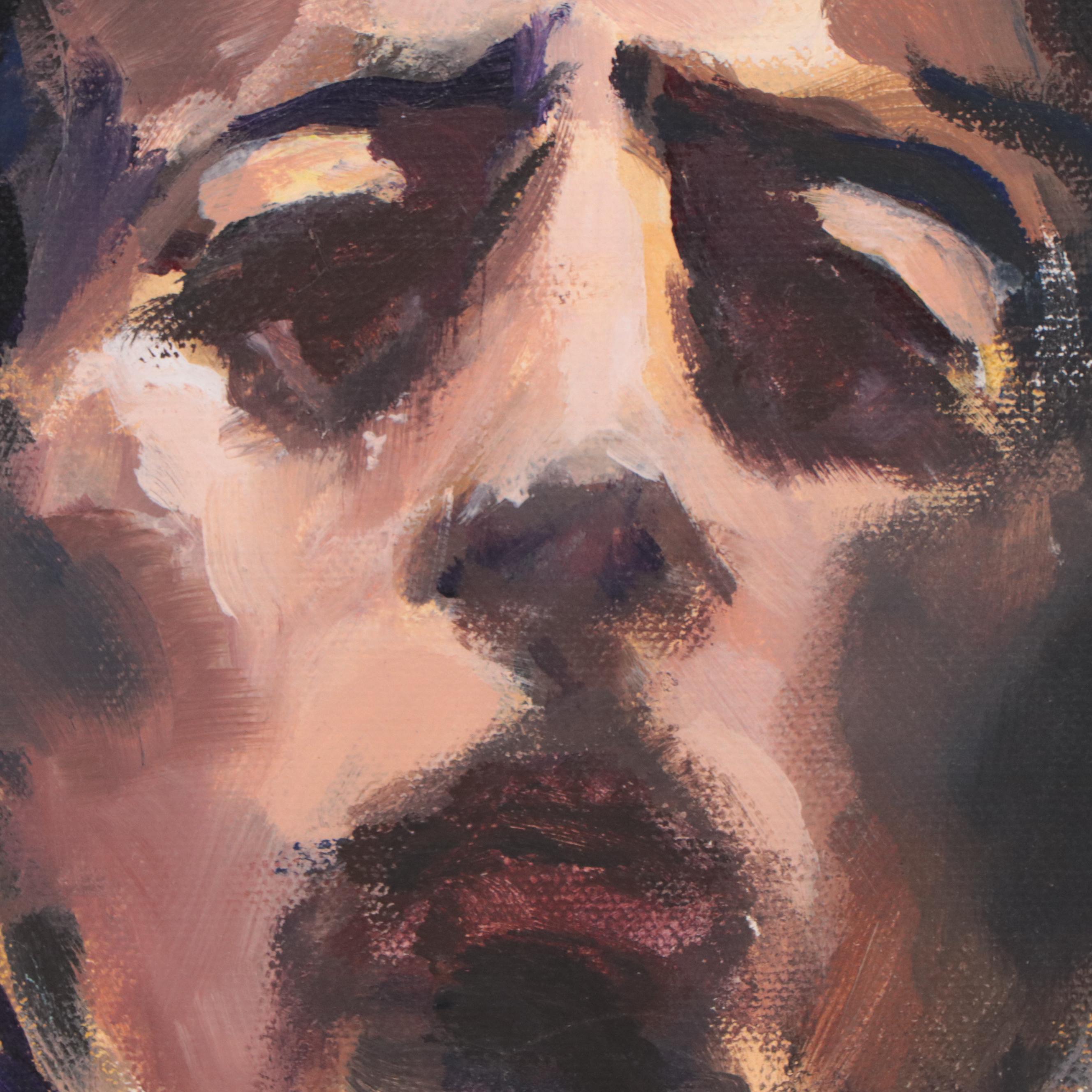 Cathy Shepherd Portrait Oil Painting, Late 20th Century