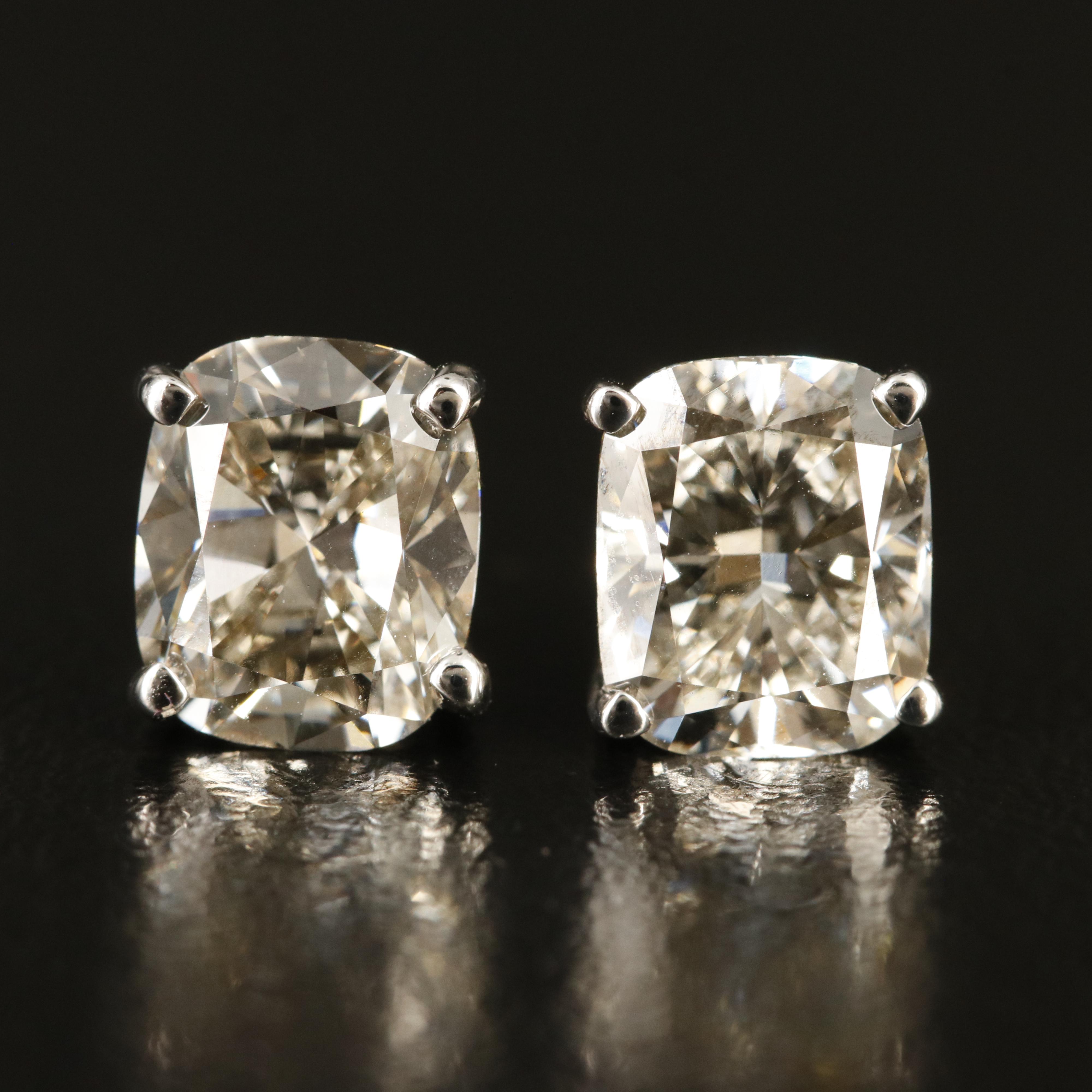 14K 4.40 CTW Lab Grown Diamond Stud Earrings