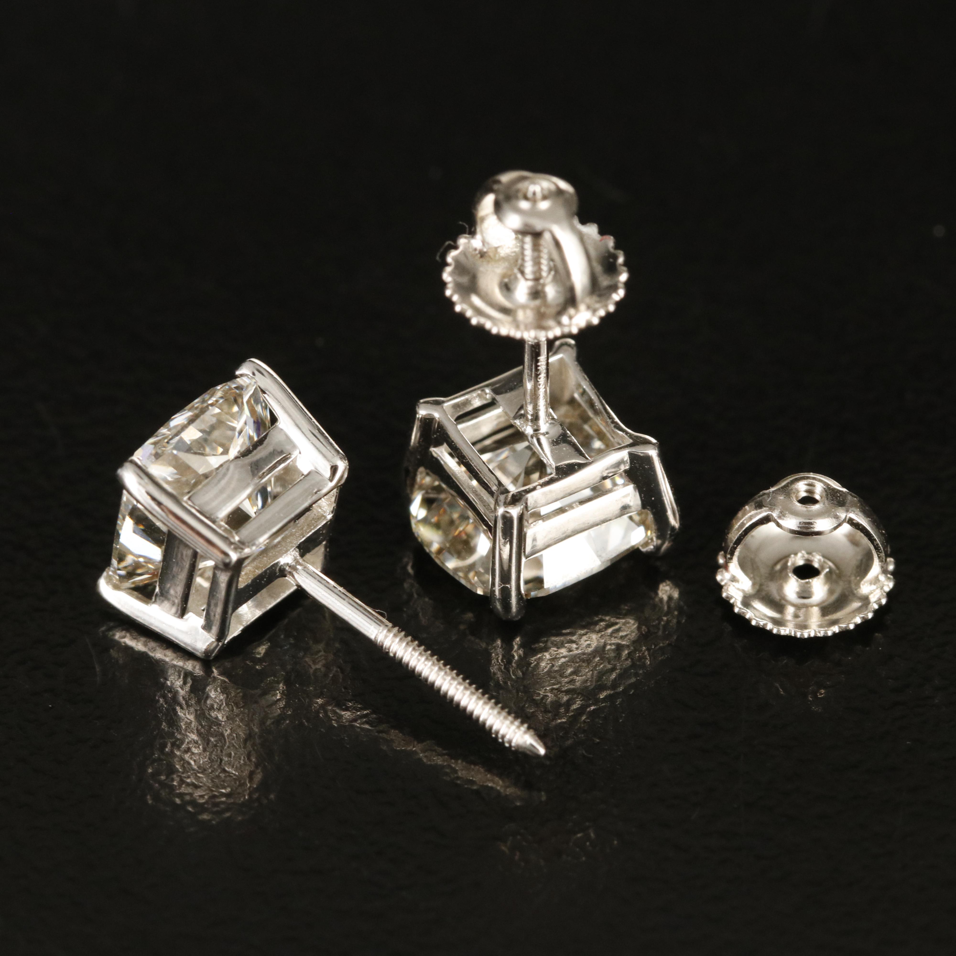 14K 4.40 CTW Lab Grown Diamond Stud Earrings