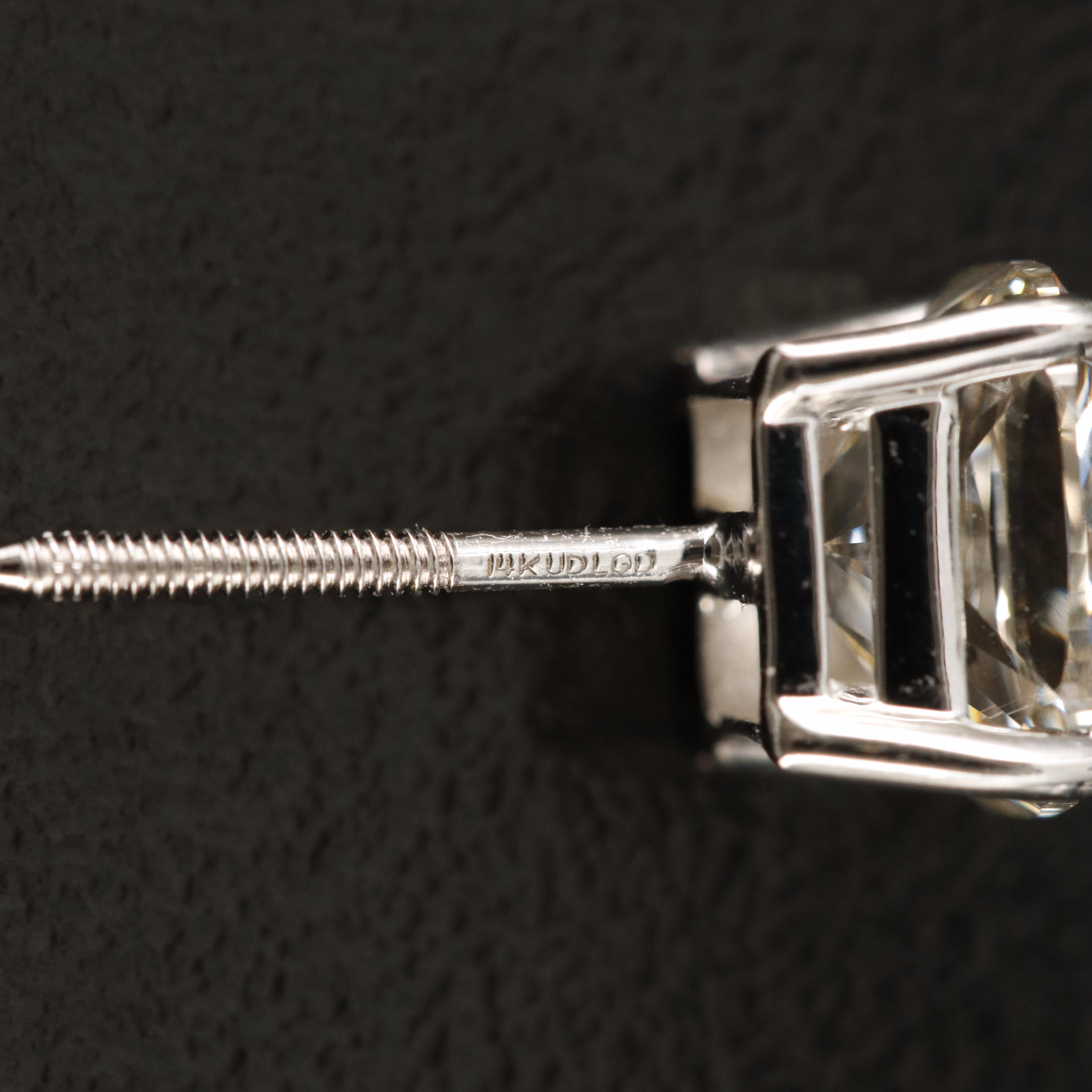 14K 4.40 CTW Lab Grown Diamond Stud Earrings