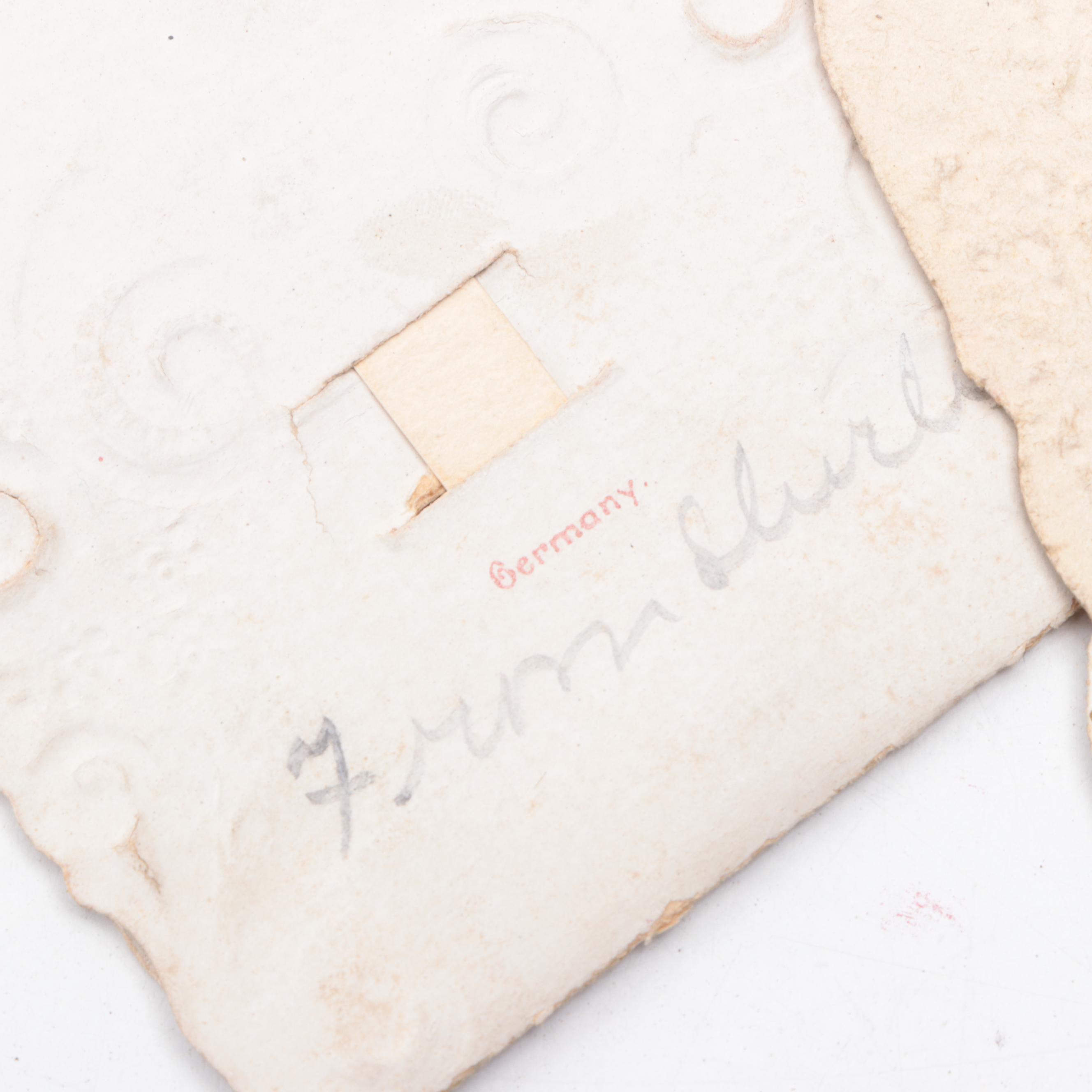 German and Other Fold-Out Valentine Cards, Early 20th Century