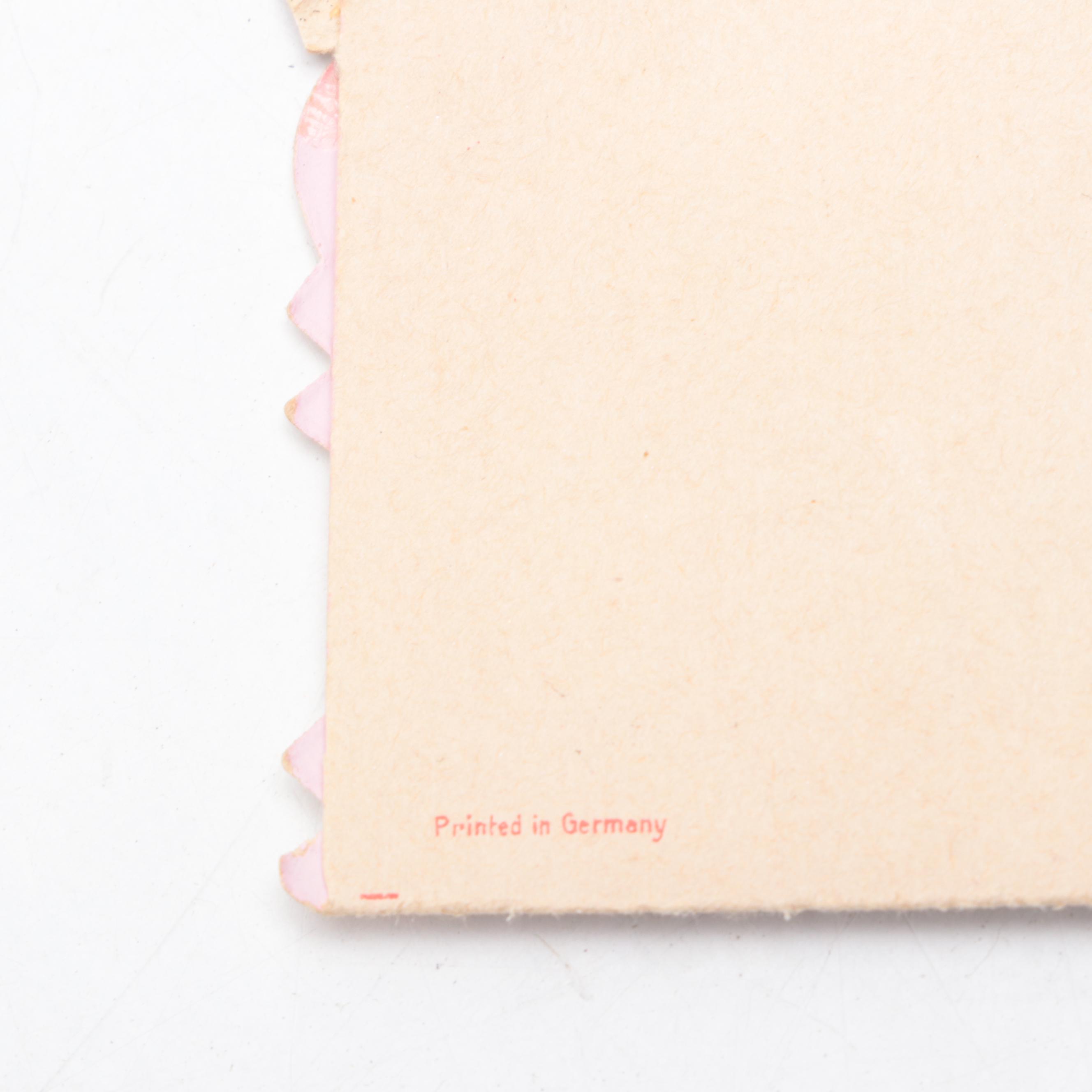 German and Other Fold-Out Valentine Cards, Early 20th Century