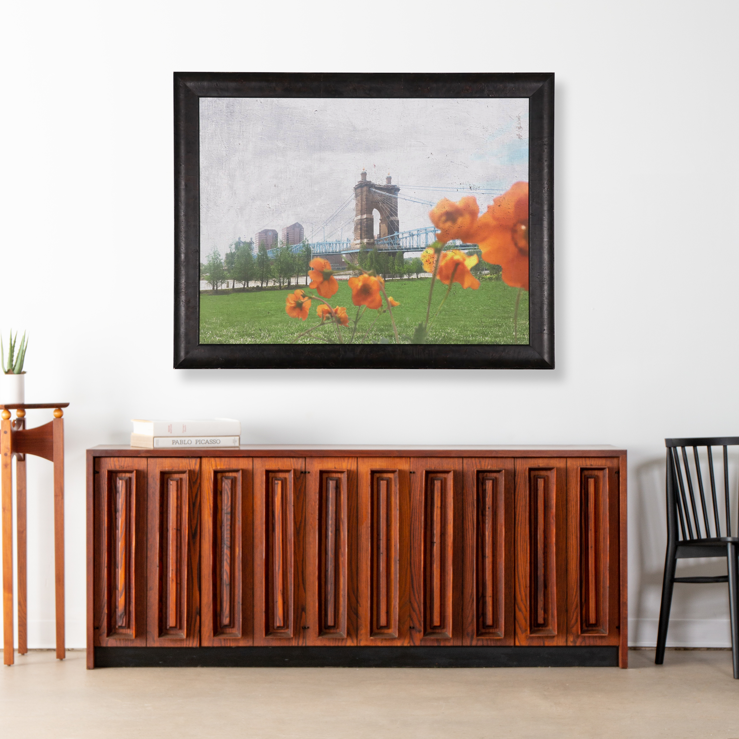 Giclée of Landscape With Roebling Bridge, 2017