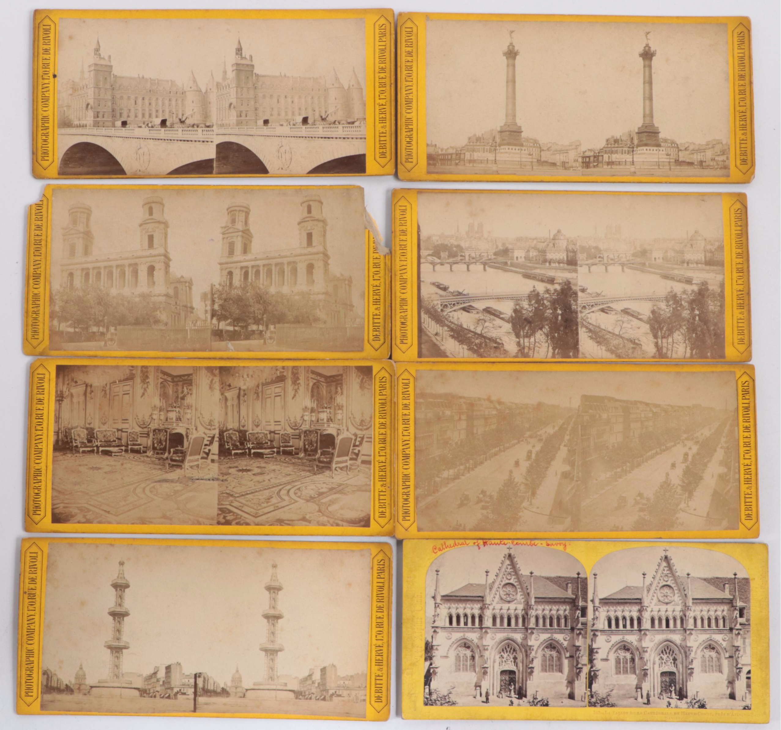 Photographic Company and Other Stereograph Cards, Late 19th/Early 20th Century
