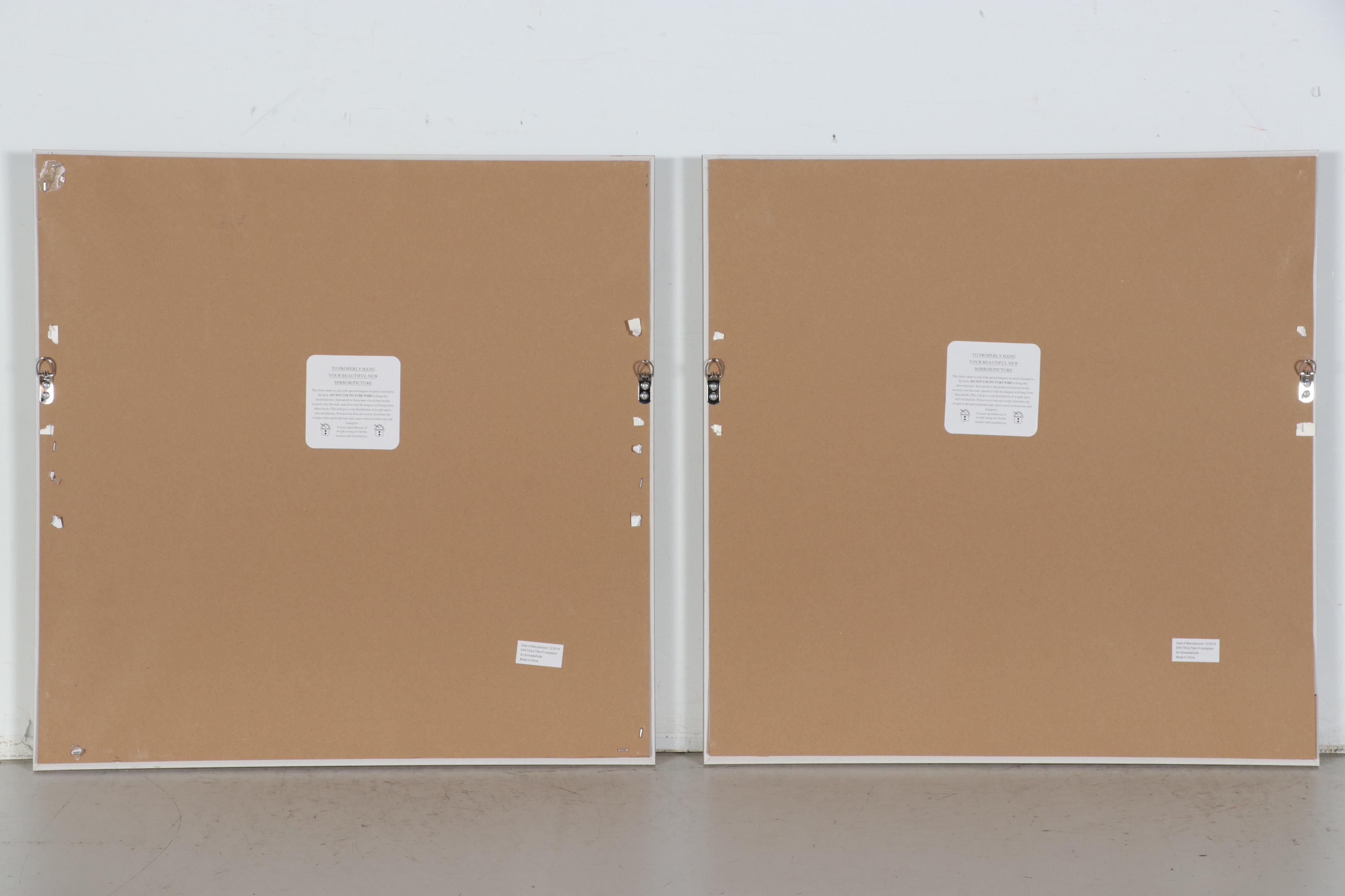 Embellished Abstract Giclées After Jennifer Goldberger