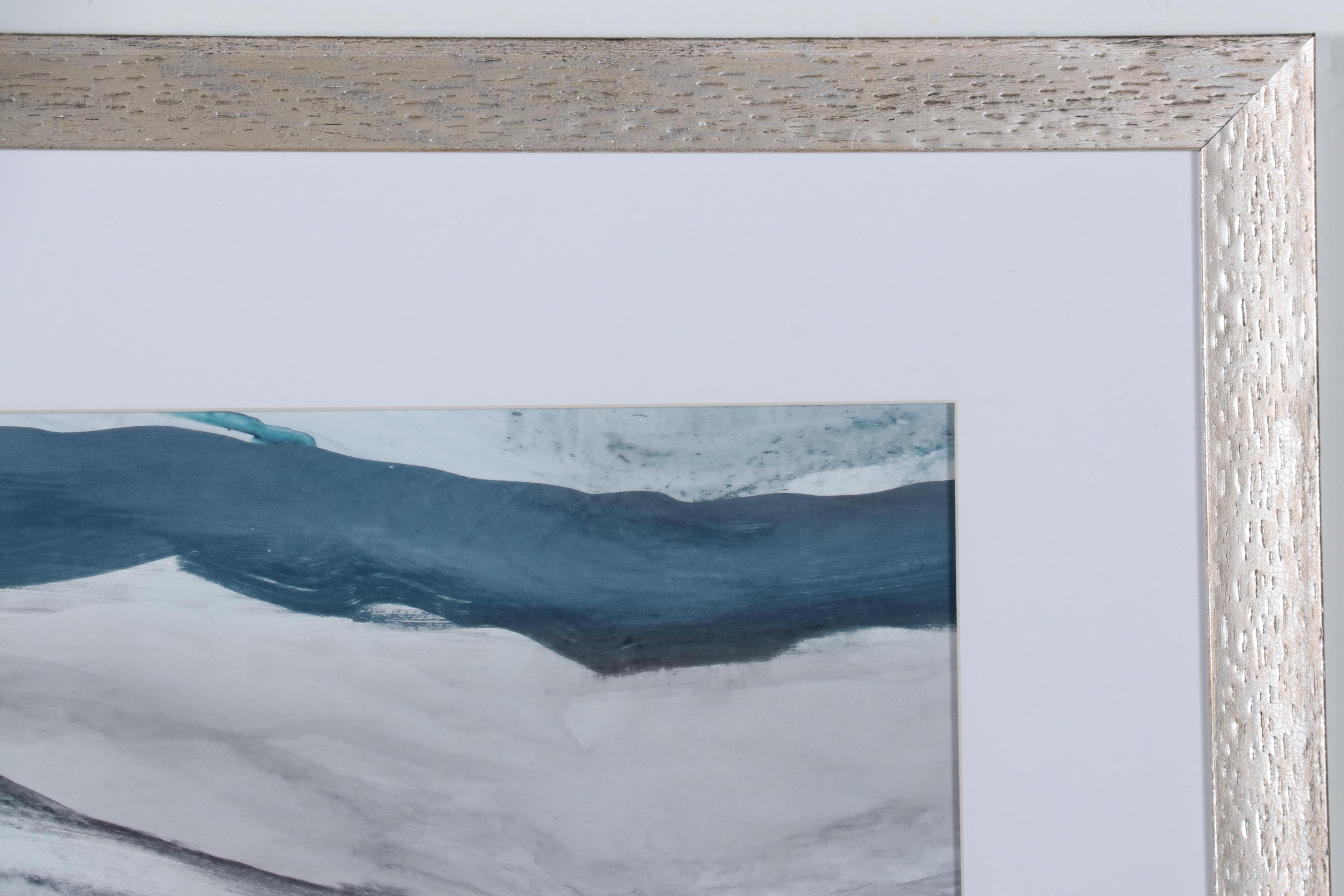 Offset Lithograph of Abstract Waves