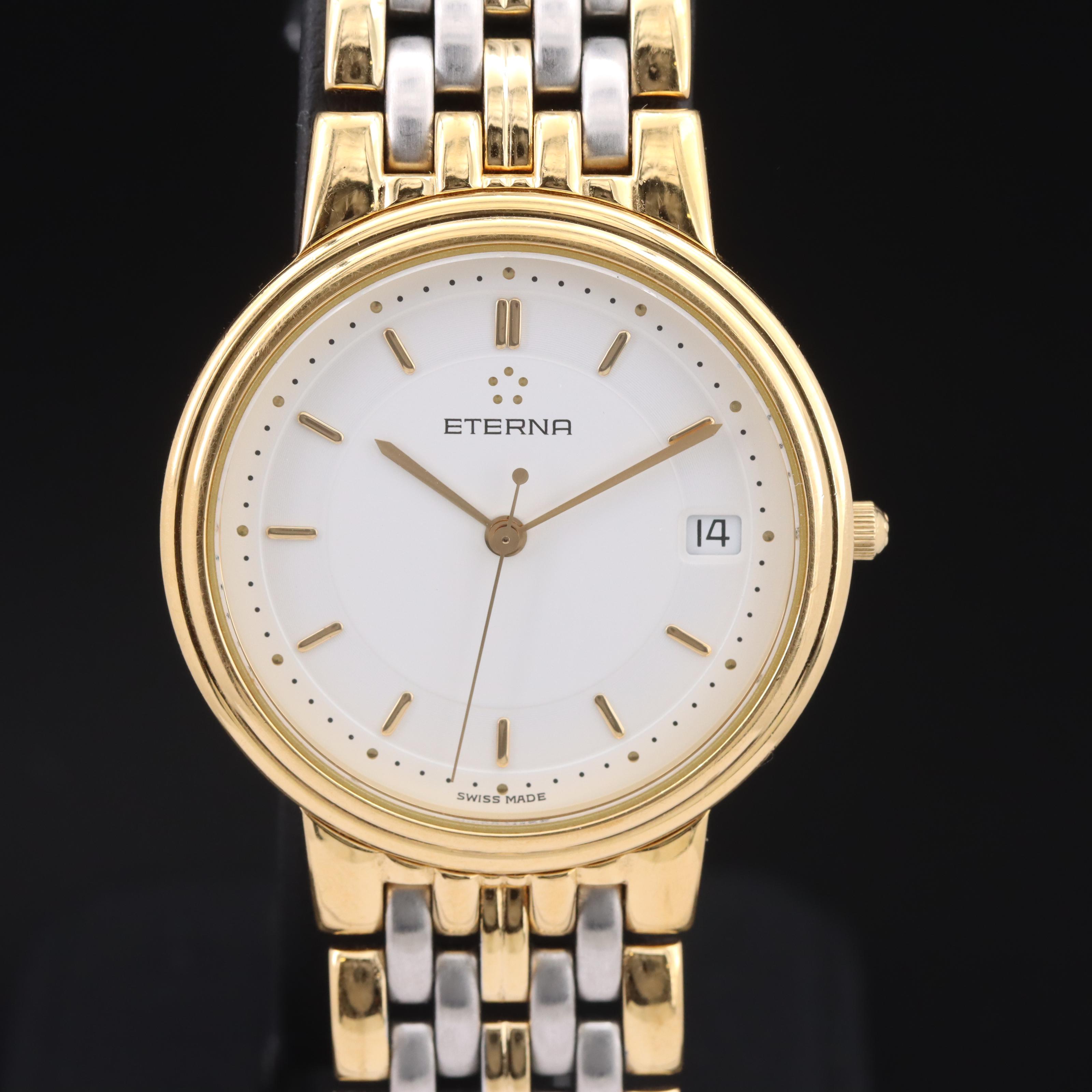Eterna Two-Tone Date Watch