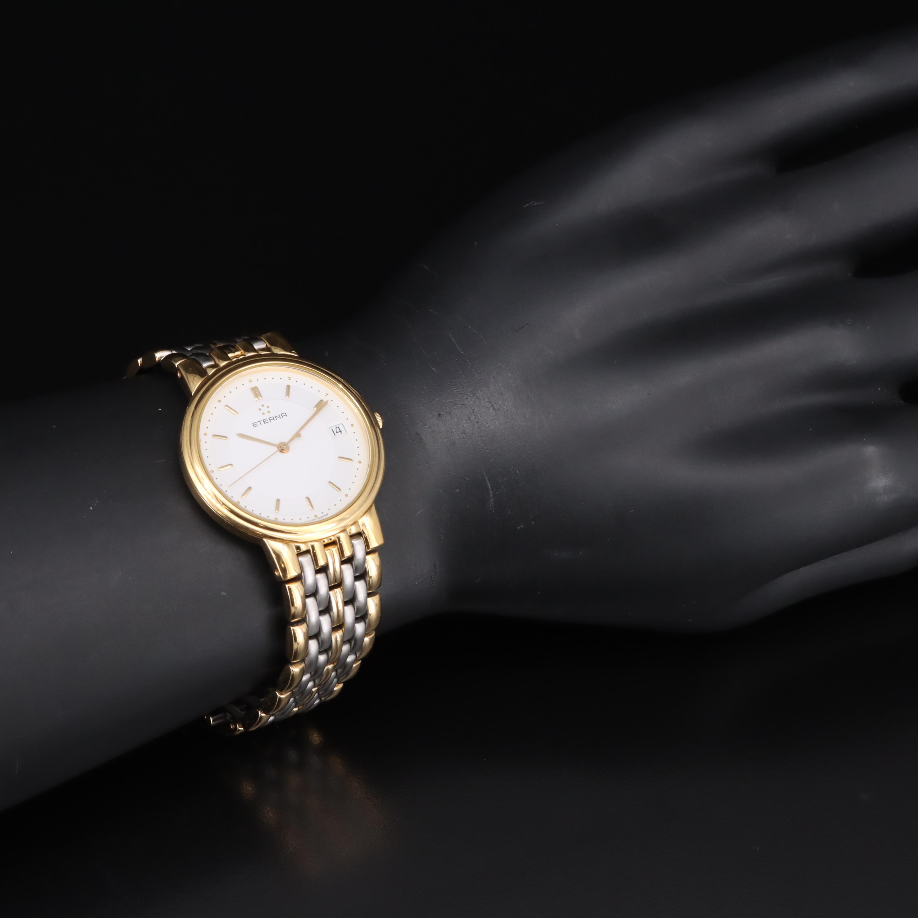Eterna Two-Tone Date Watch