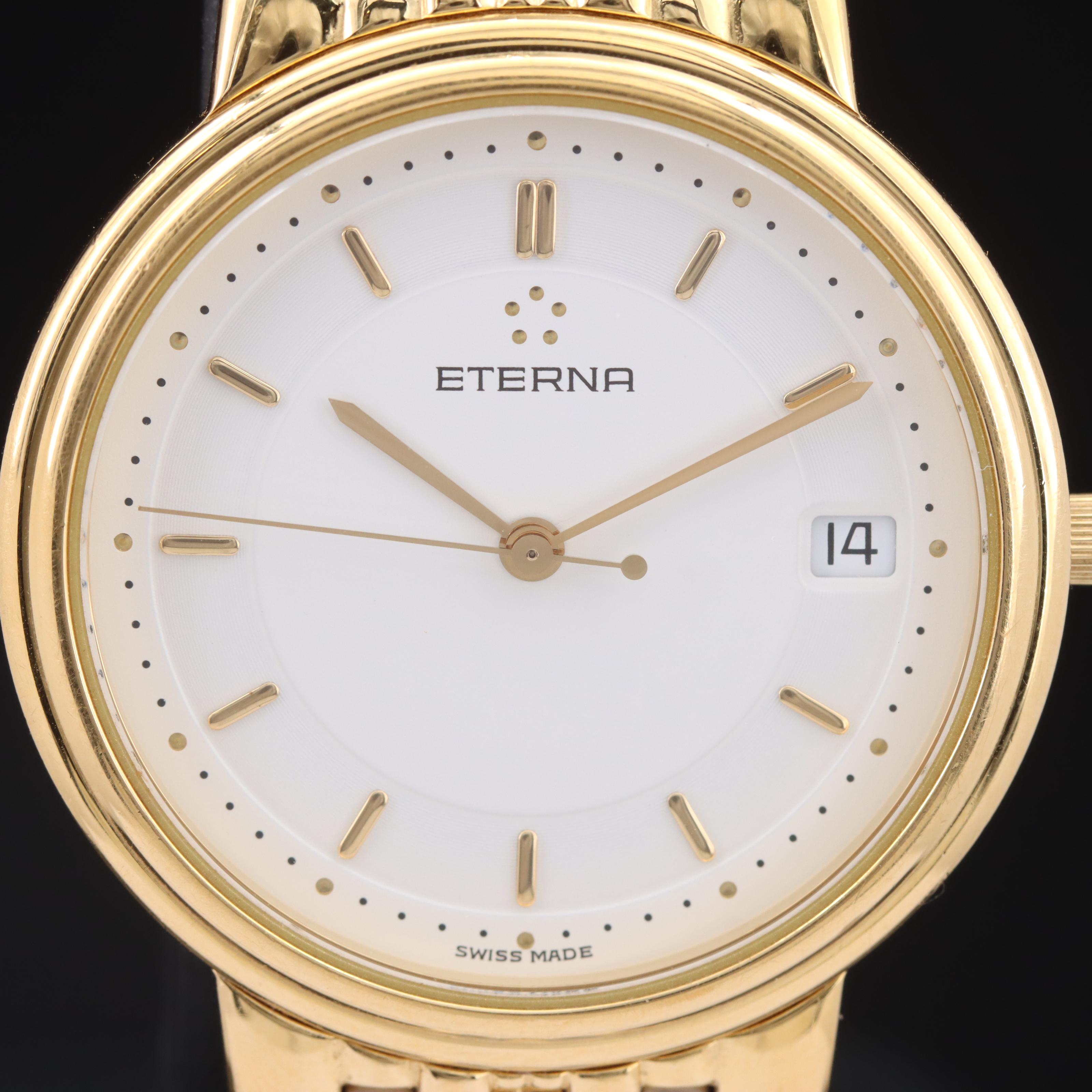 Eterna Two-Tone Date Watch
