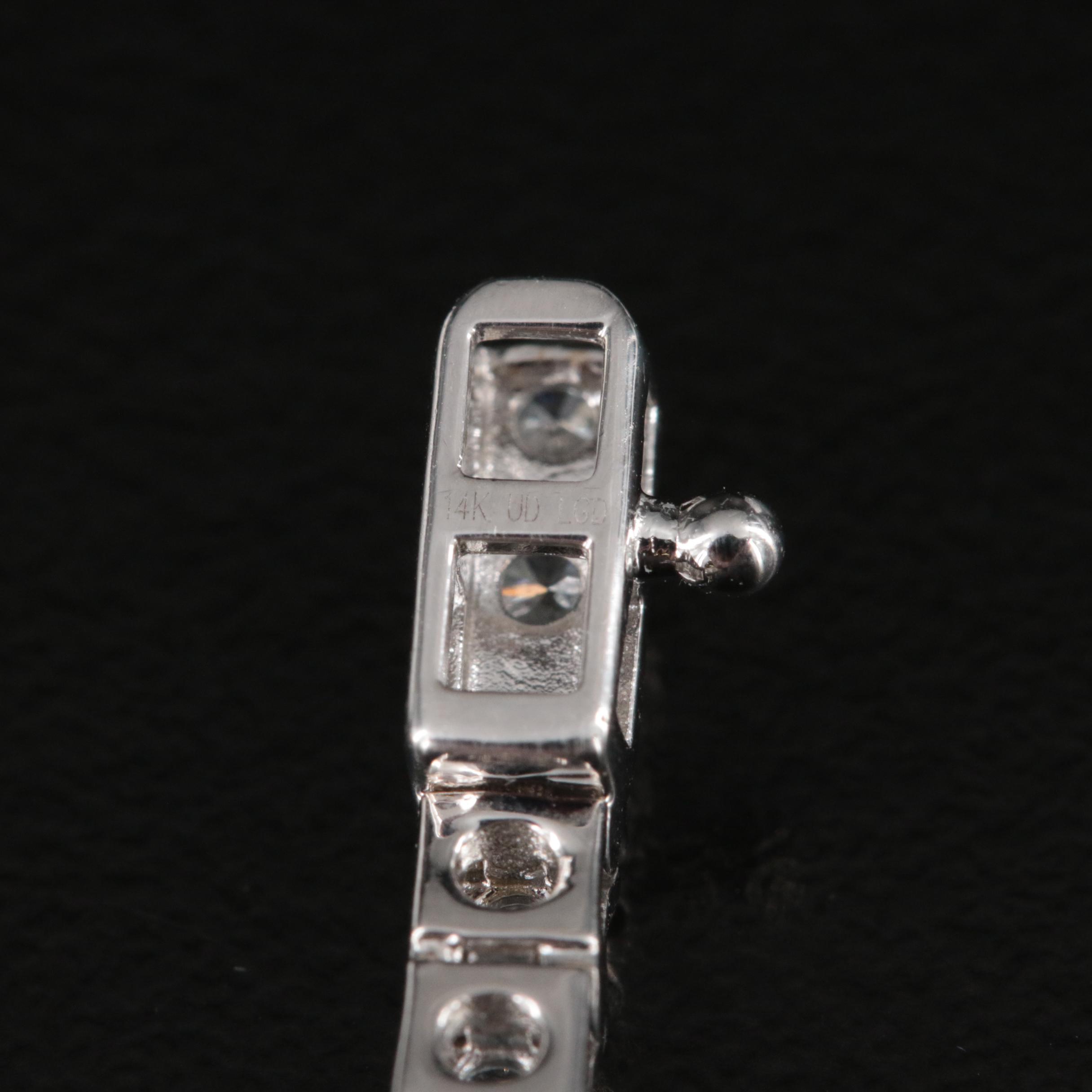 14K 5.00 CTW Lab Grown Diamond Bracelet with IGI Report