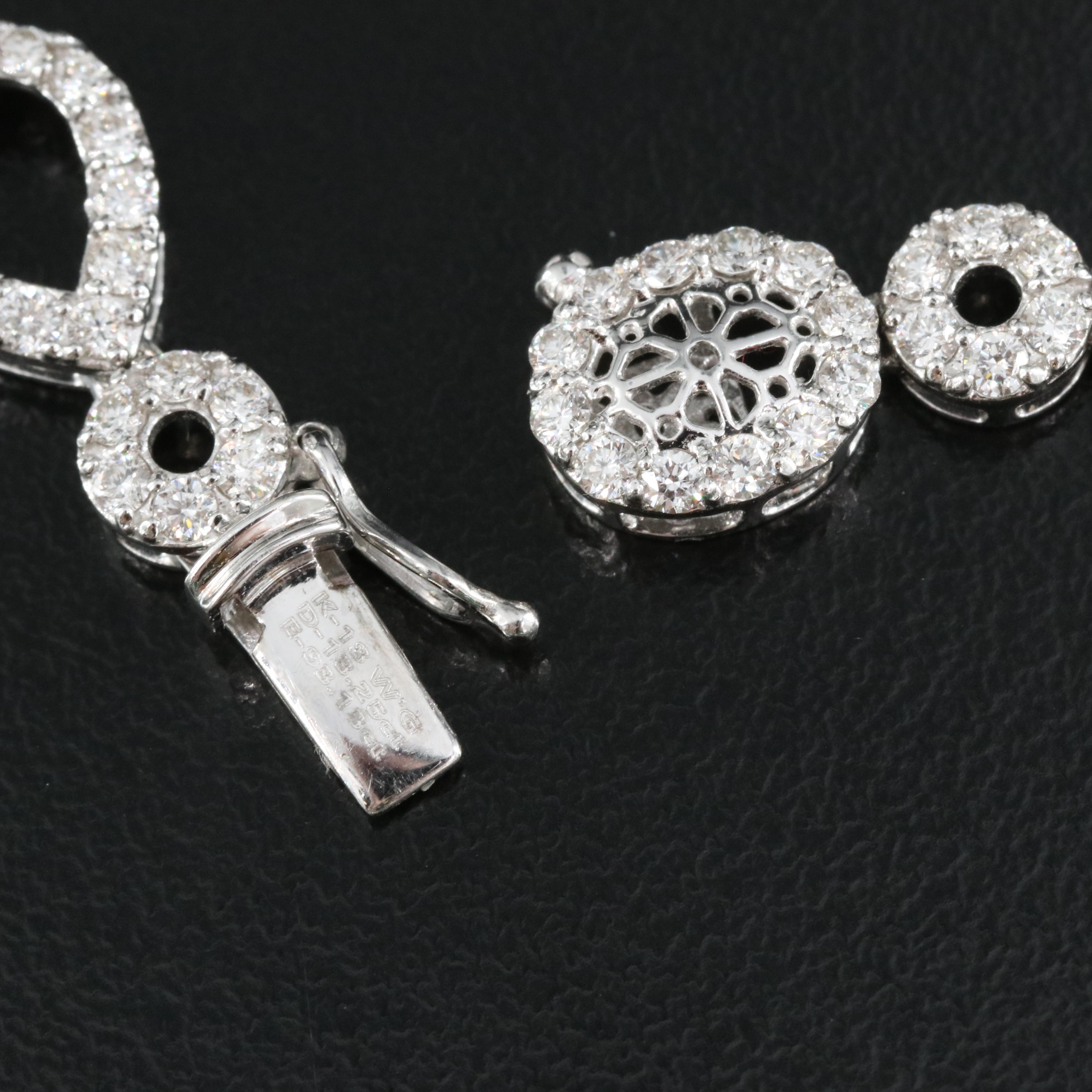 18K 93.13 CTW Emerald and 13.25 CTW Diamond Necklace