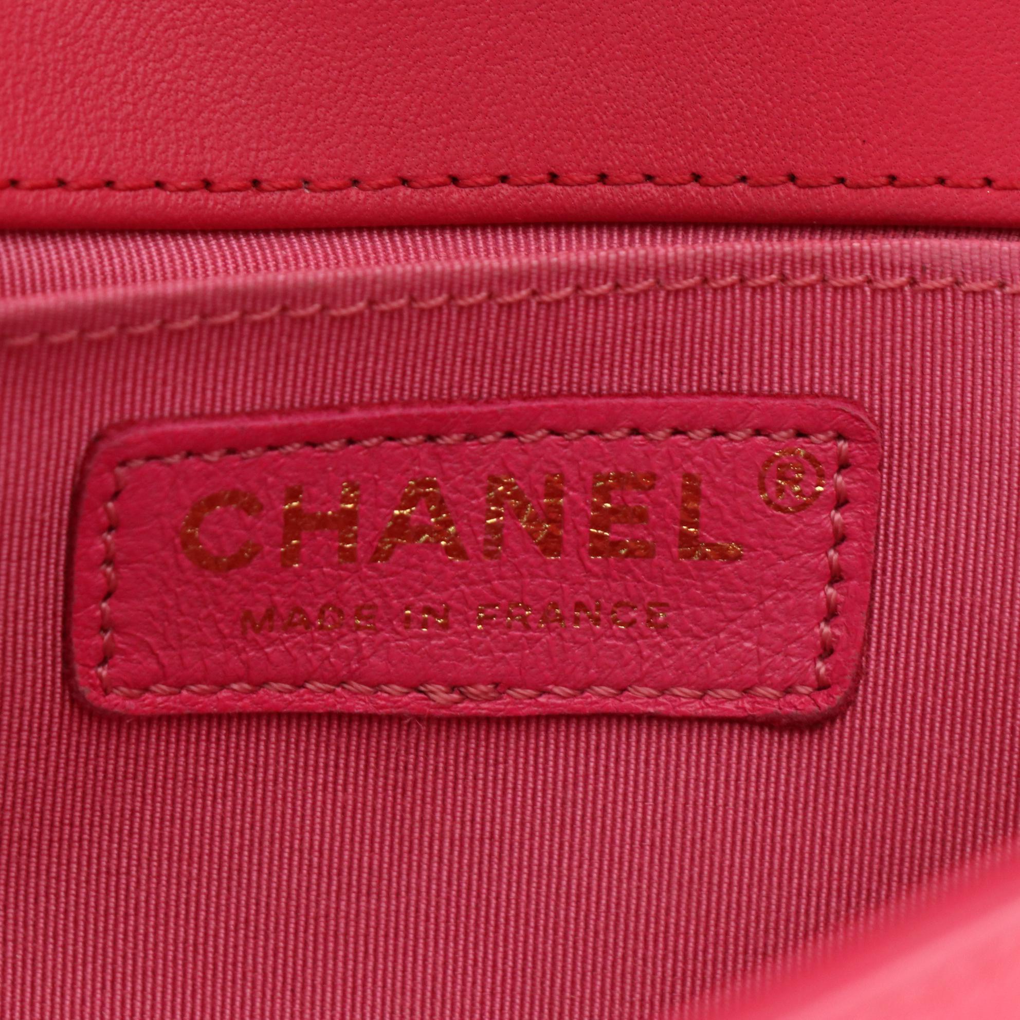 Chanel Small Boy Flap Bag in Tweed and Leather Trim