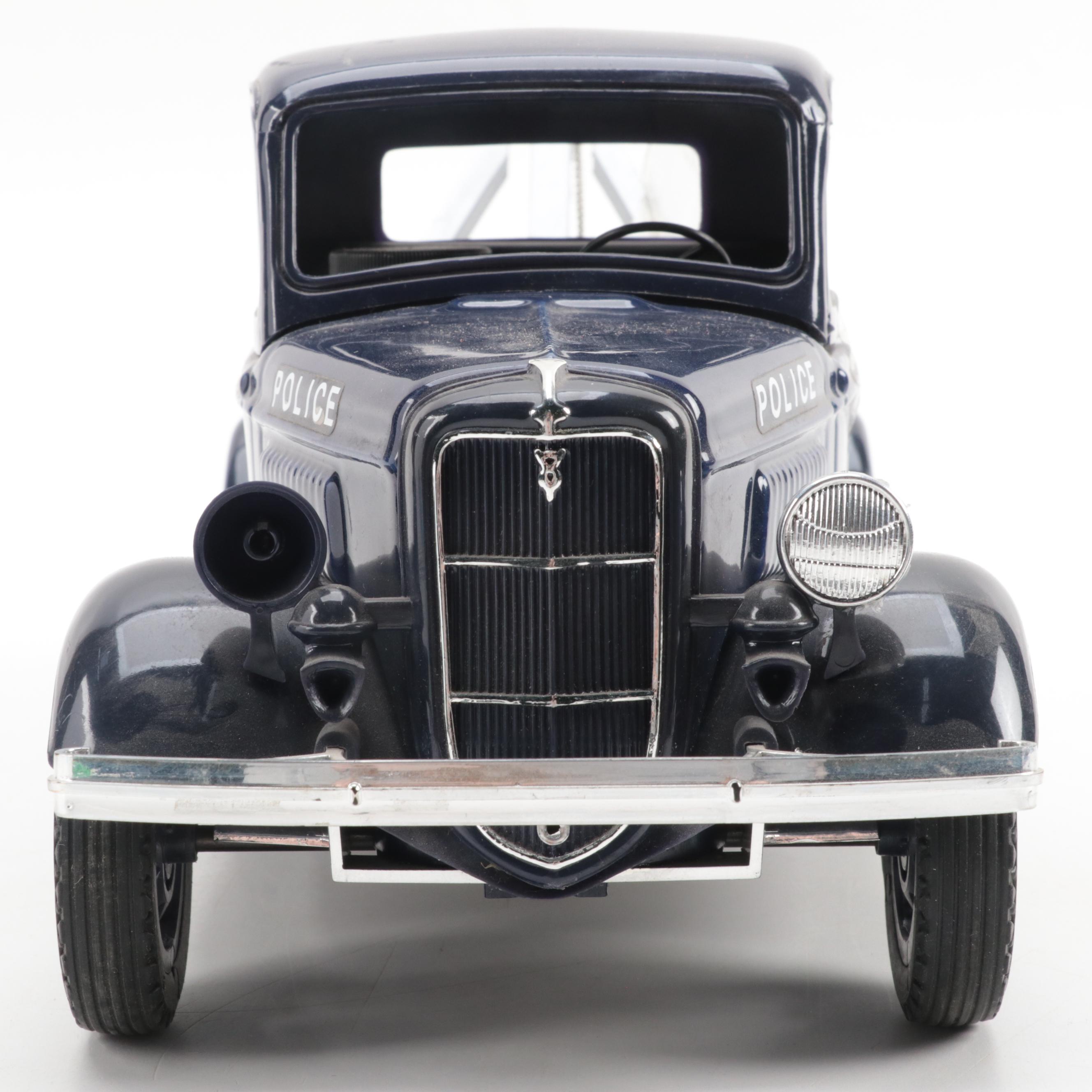 Beam Police Tow Truck Shaped Decanter Holder