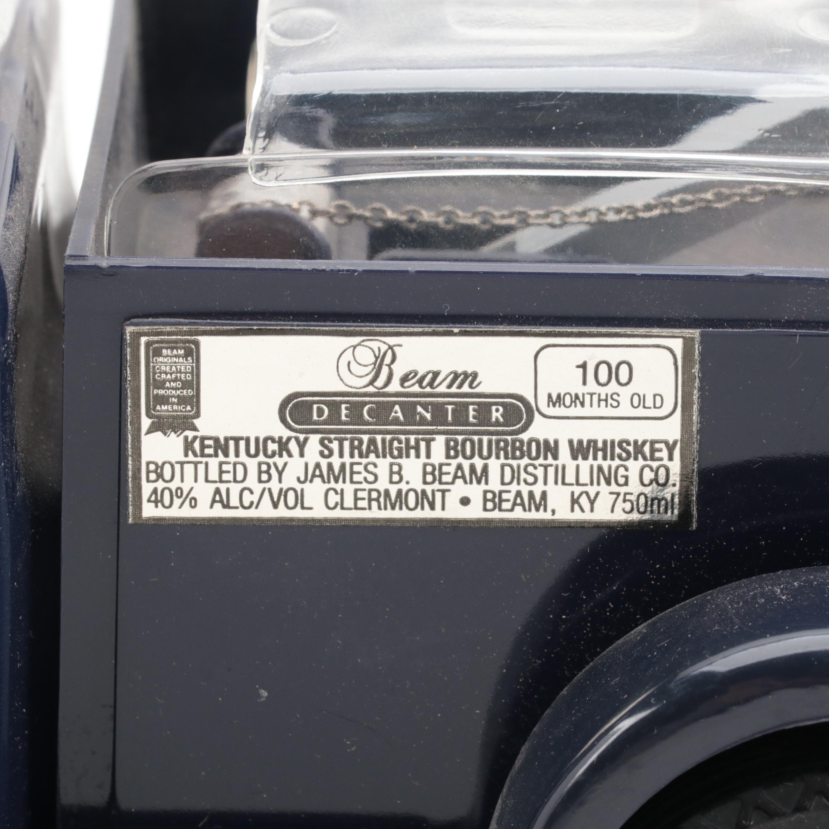 Beam Police Tow Truck Shaped Decanter Holder