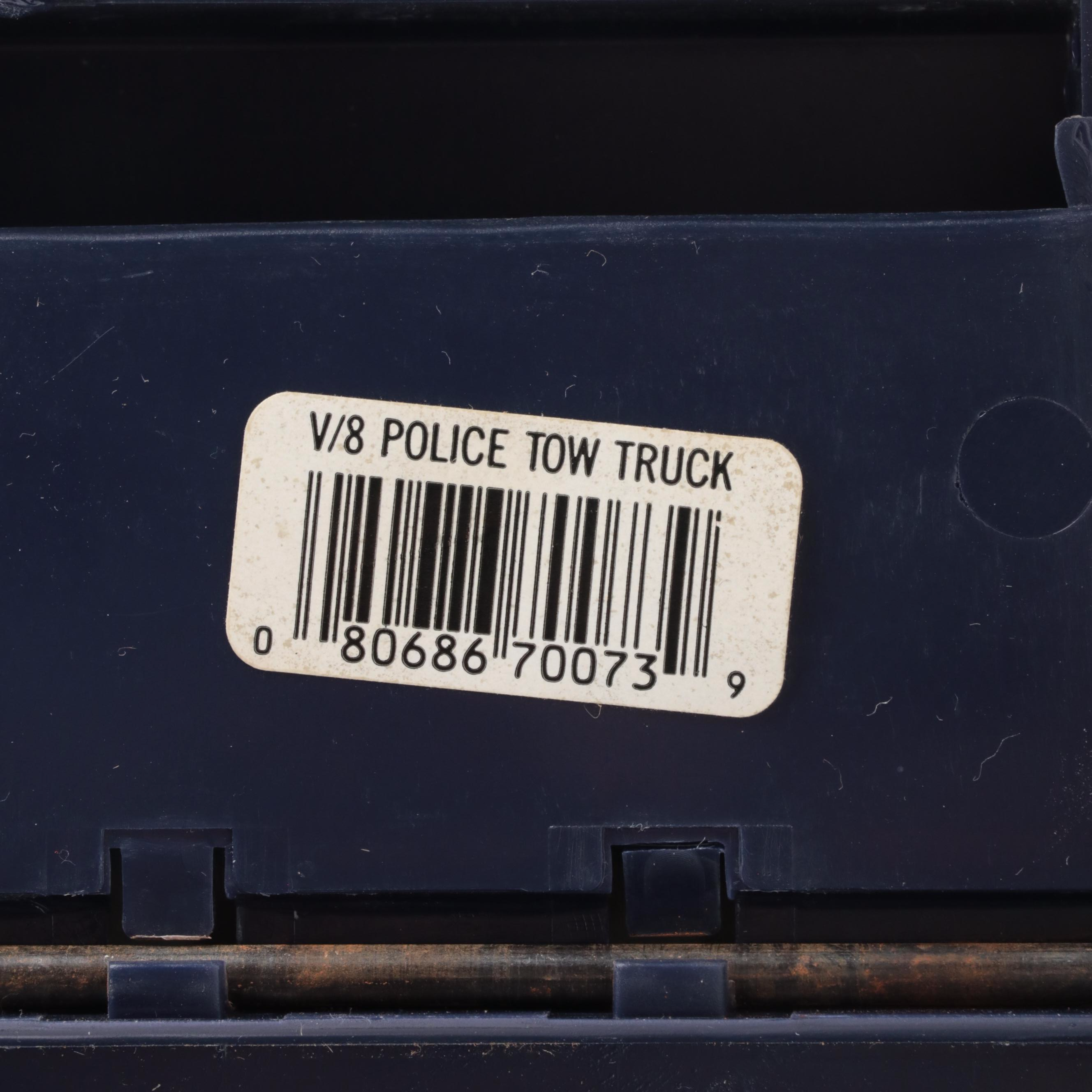 Beam Police Tow Truck Shaped Decanter Holder