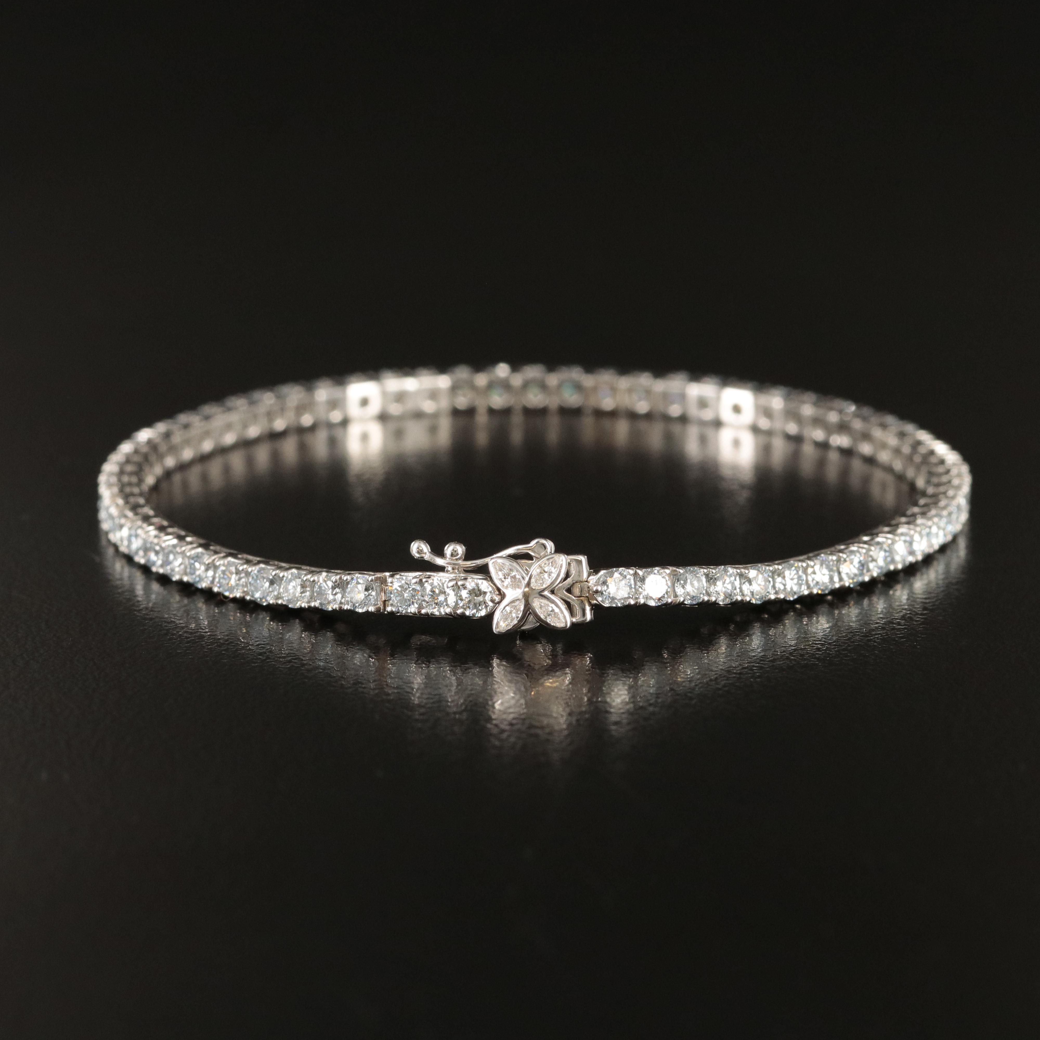 14K 5.00 CTW Lab Grown Diamond Line Bracelet