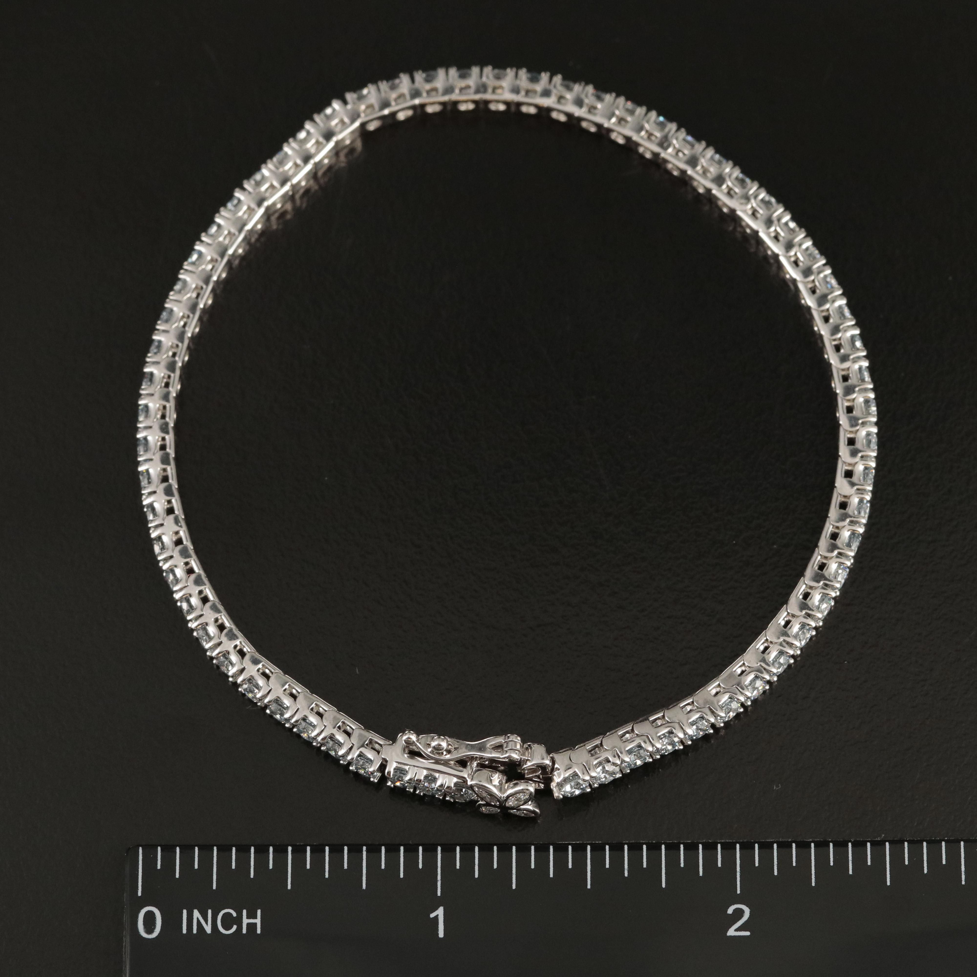 14K 5.00 CTW Lab Grown Diamond Line Bracelet