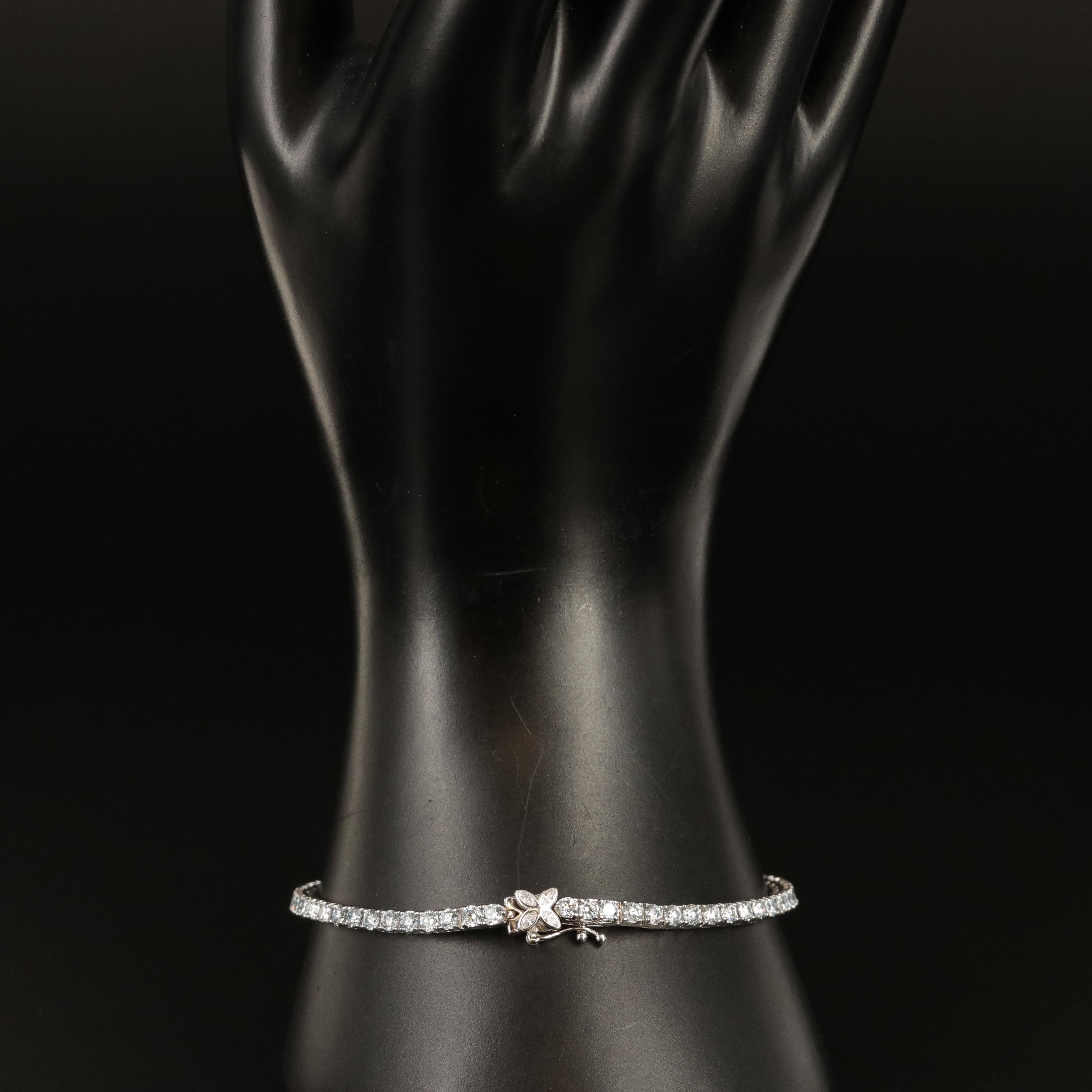 14K 5.00 CTW Lab Grown Diamond Line Bracelet